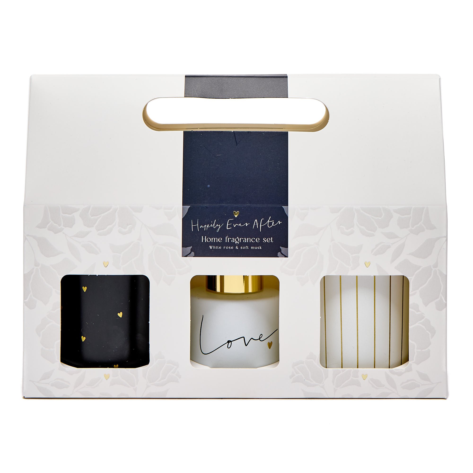 Happily Ever After White Rose & Soft Musk Home Fragrance Set 