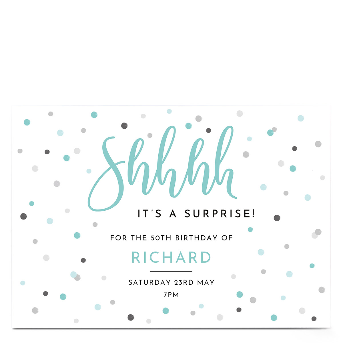 Personalised Birthday Invitation - It's A Surprise