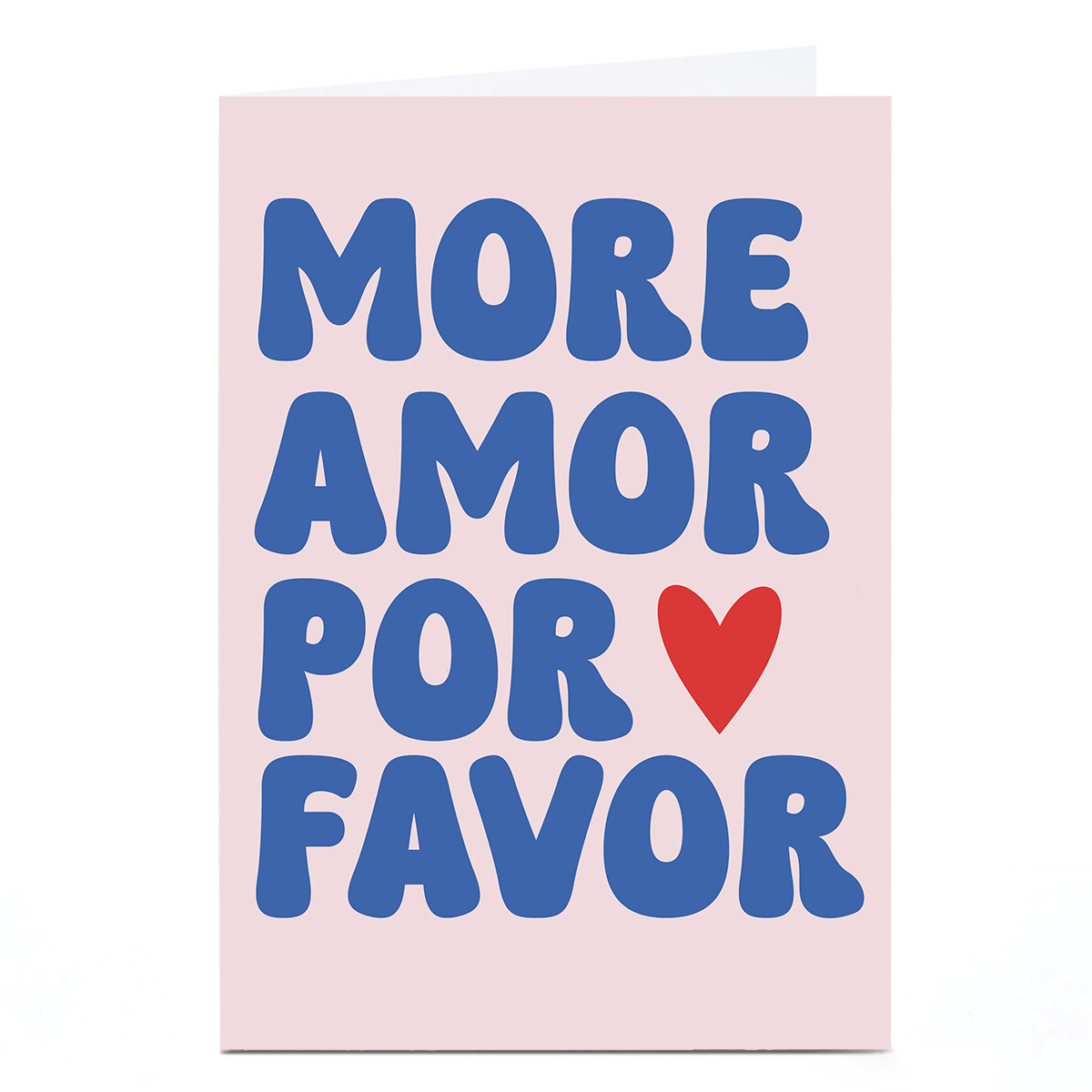 Valentine's Day Card - More Amor Por Favor