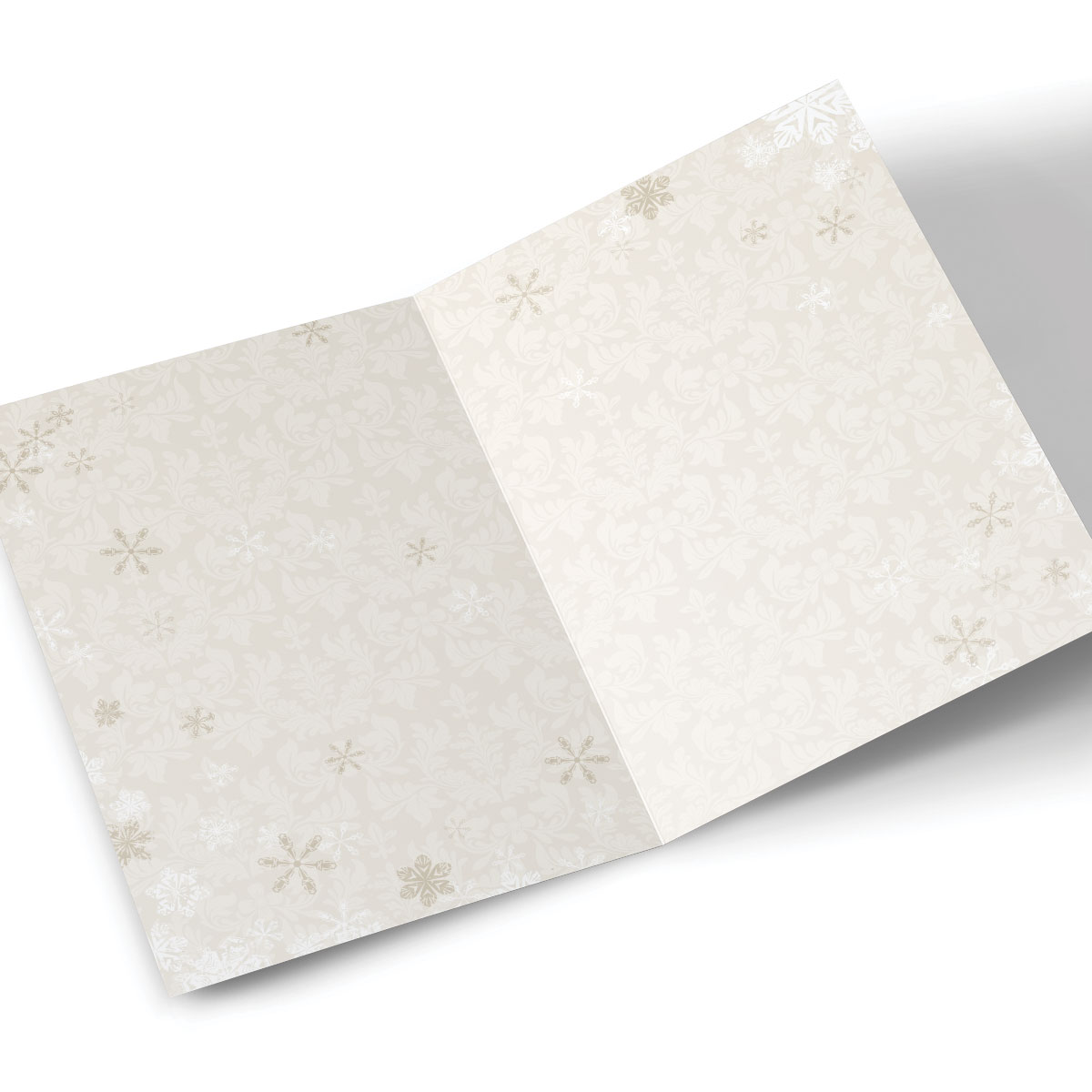 Personalised Christmas Card - Golden Reindeer