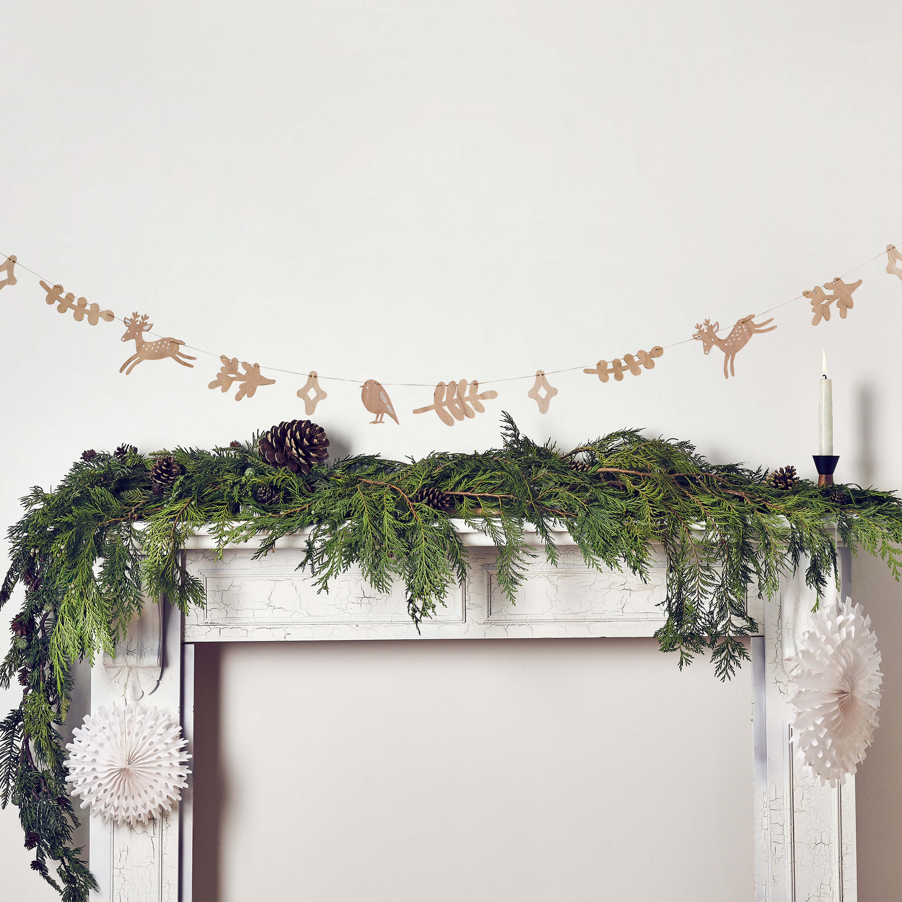 Christmas Character Wooden Garland