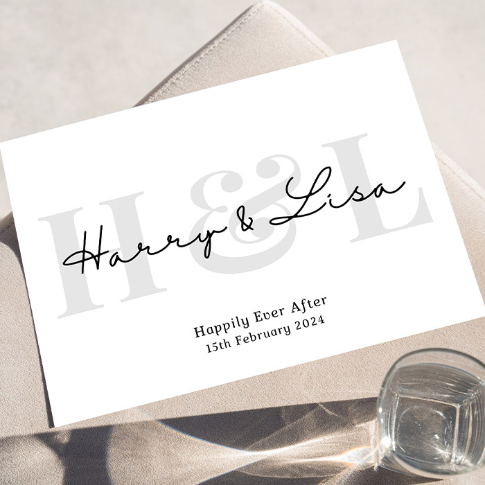 Personalised Name and Initial Print