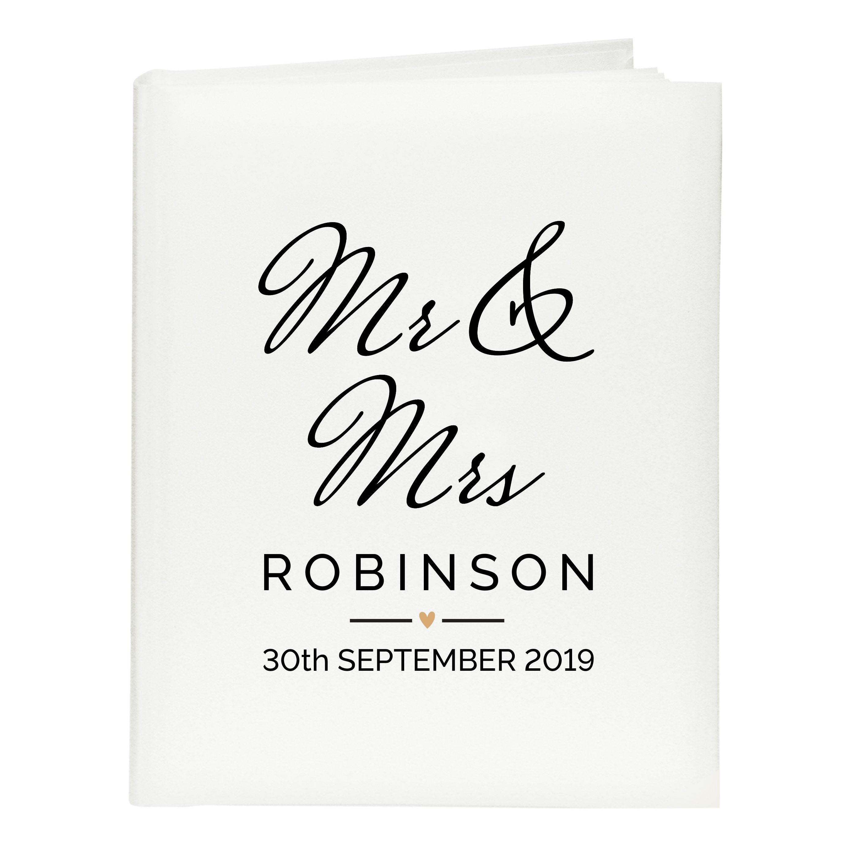 Personalised Wedding Album