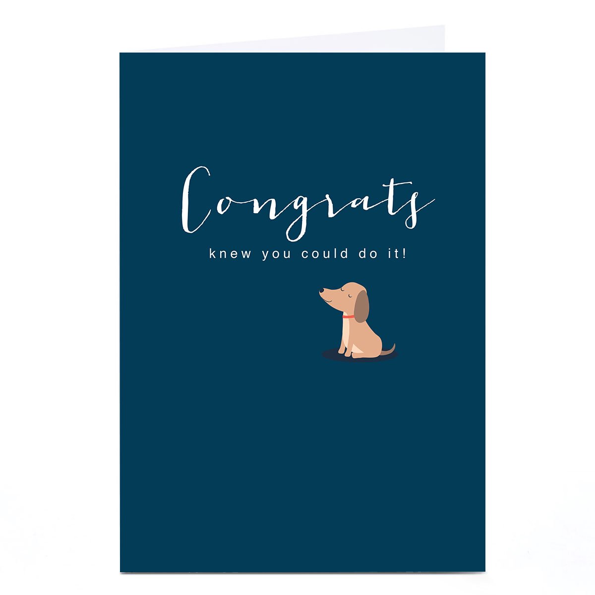 Personalised Klara Hawkins Congratulations Card - Dog