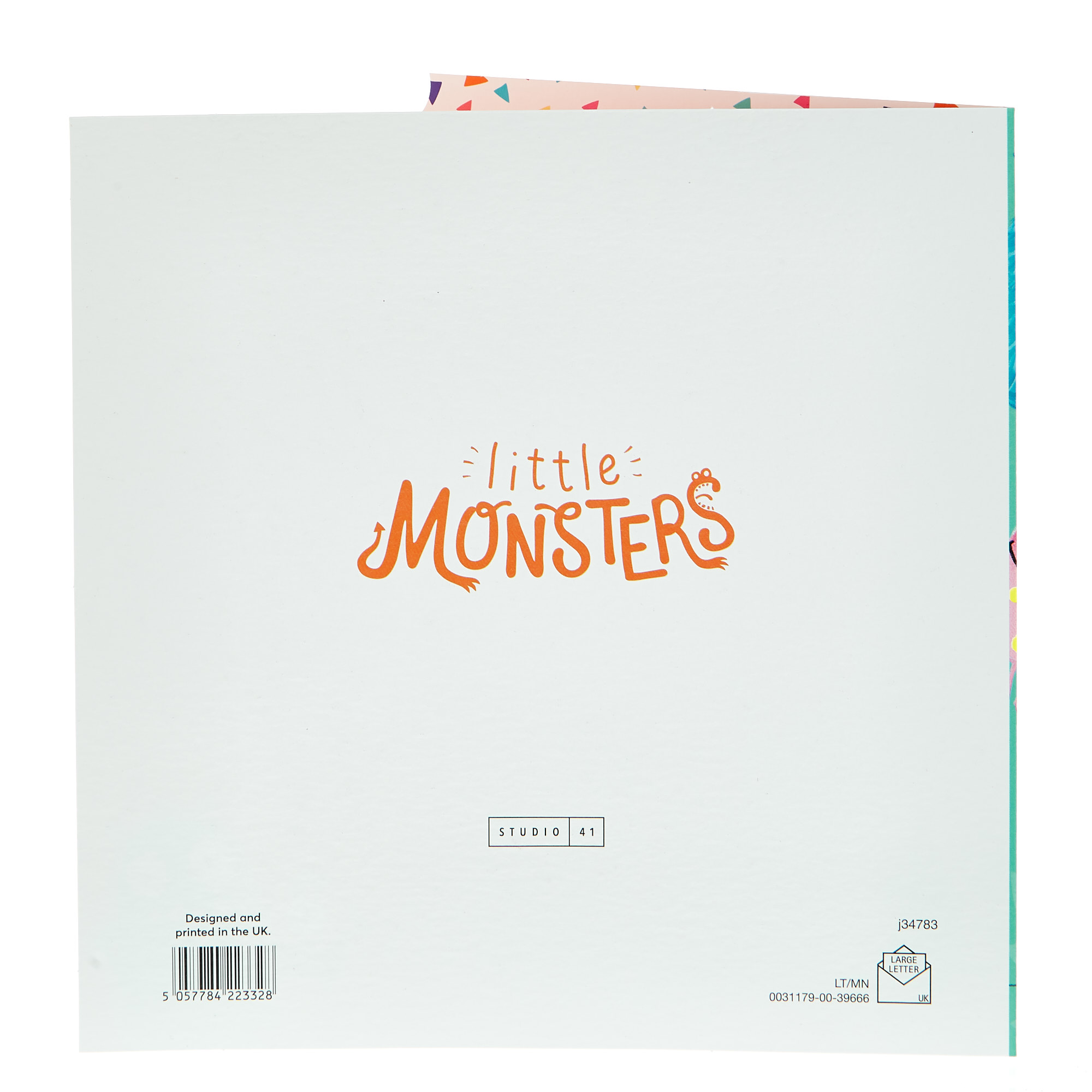 Birthday Card - Son Monster Fun 