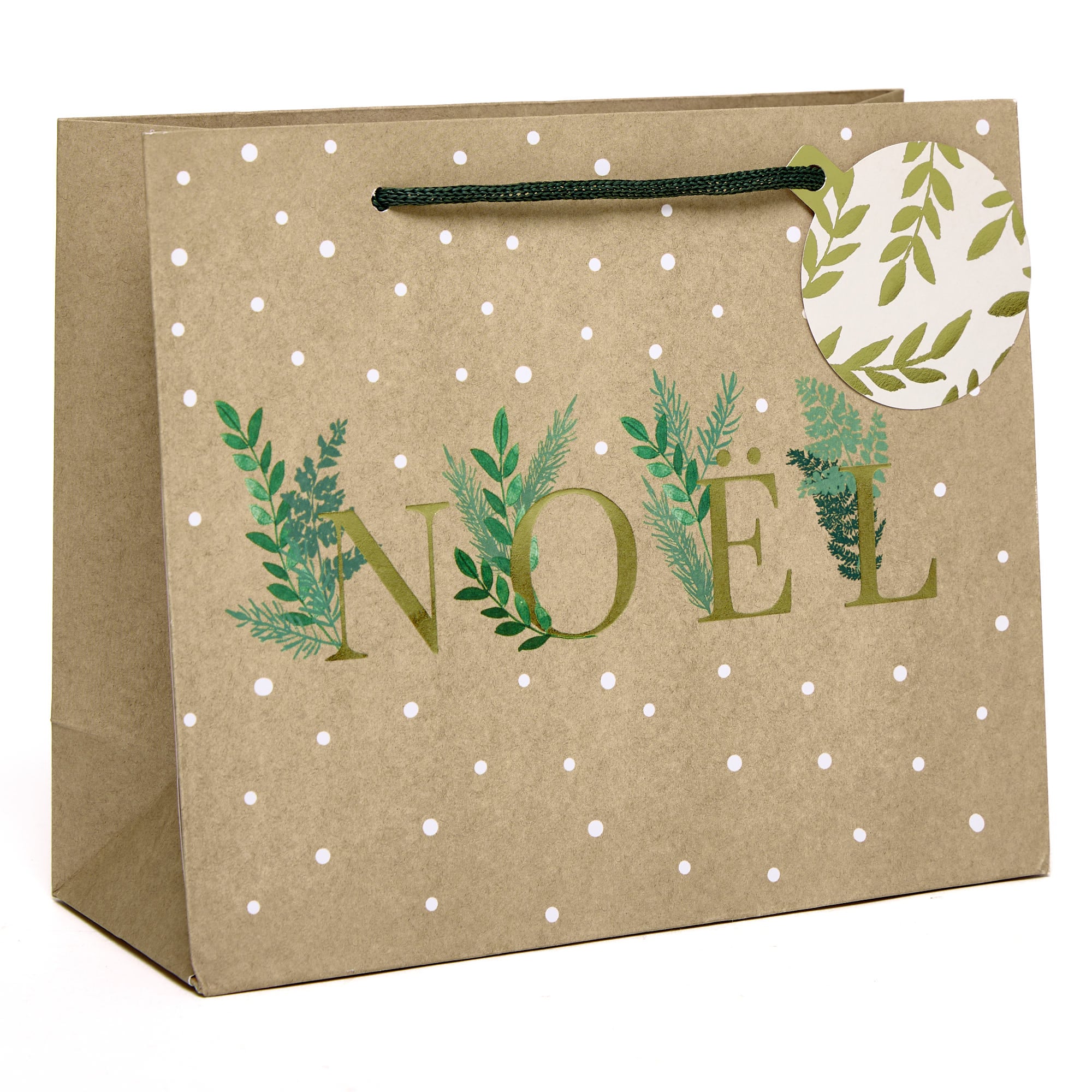 Noel Medium Landscape Christmas Gift Bag