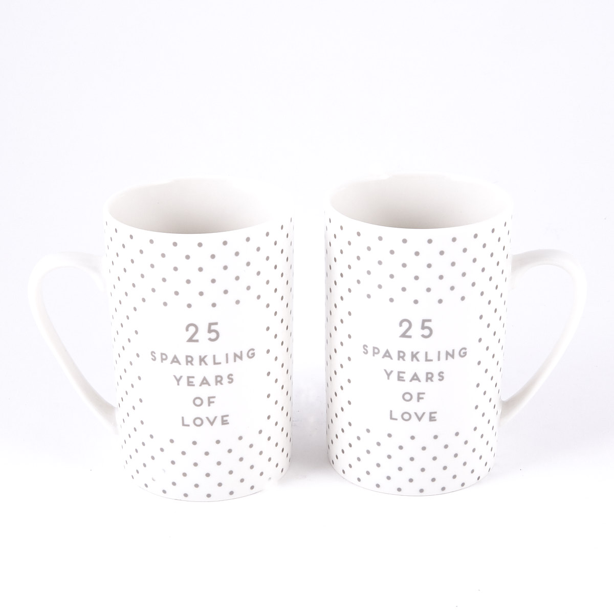 Silver Wedding Anniversary Mugs