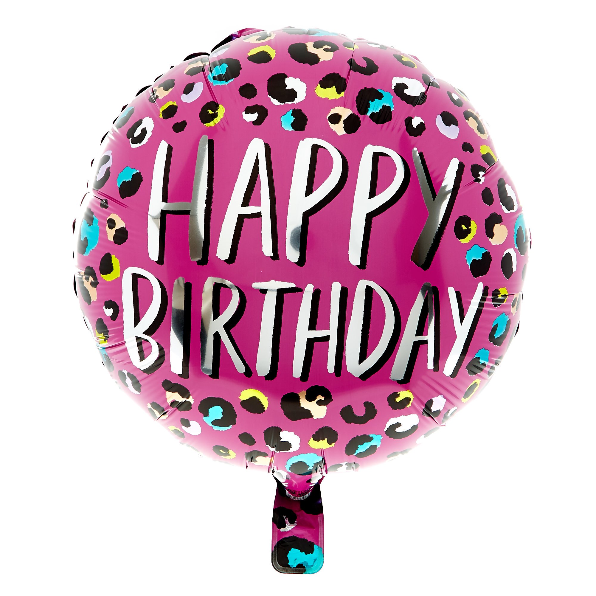 Leopard Print Happy Birthday Balloon Bouquet - DELIVERED INFLATED!