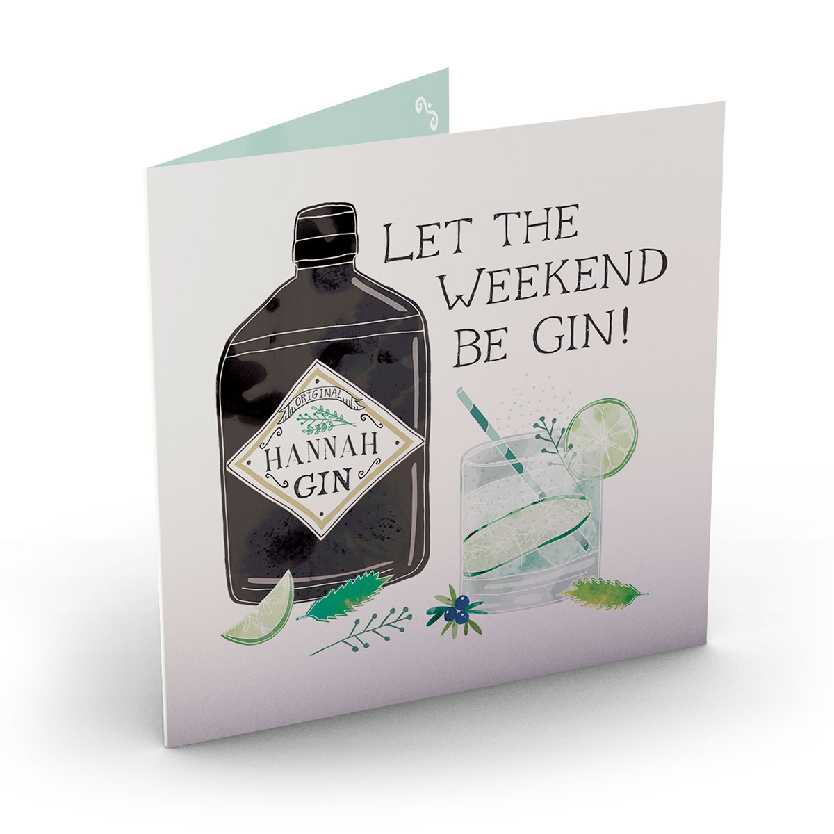 Buy Personalised Card - Let The Weekend Be Gin for GBP 2.79 | Card Factory UK
