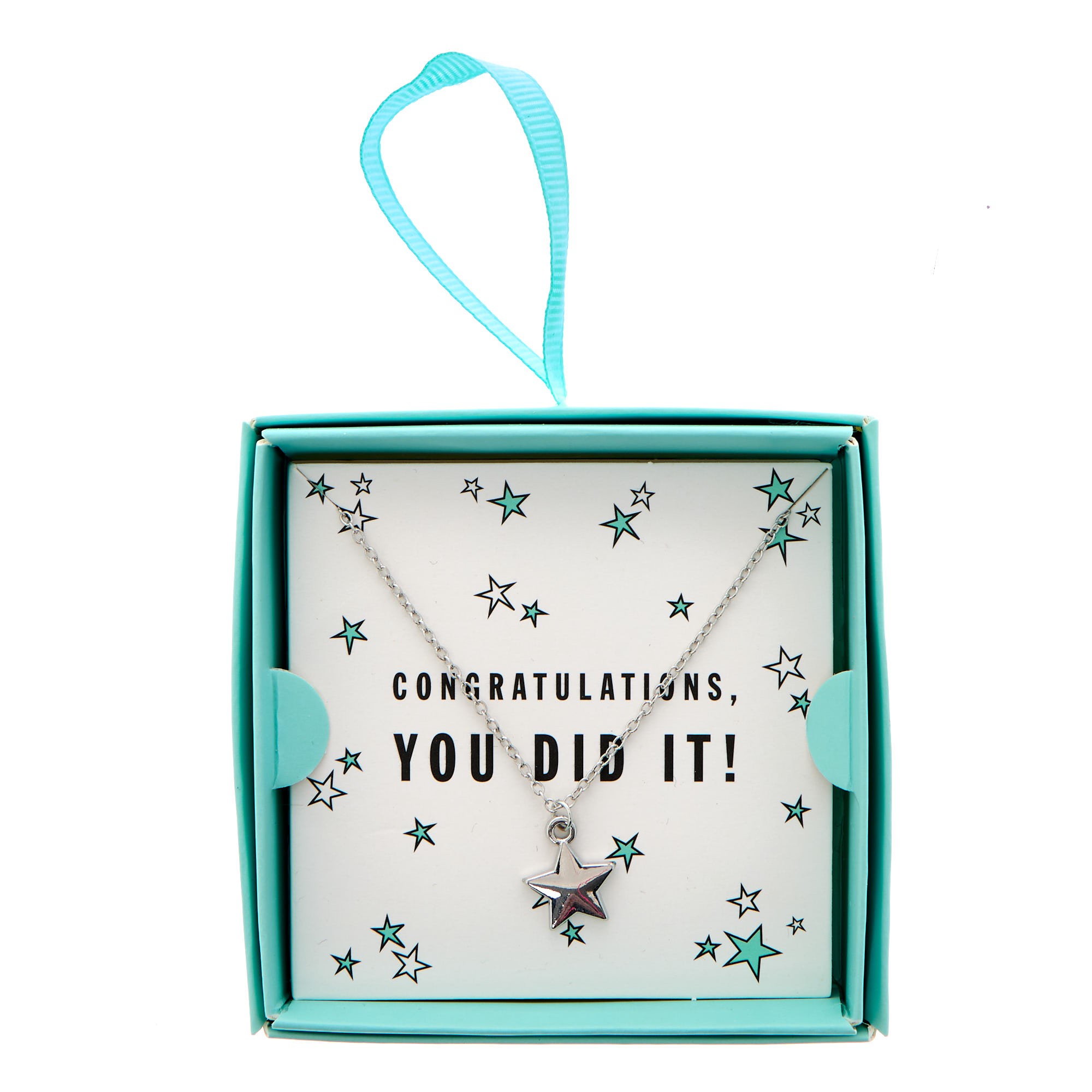 Congratulations You Did It Star Necklace