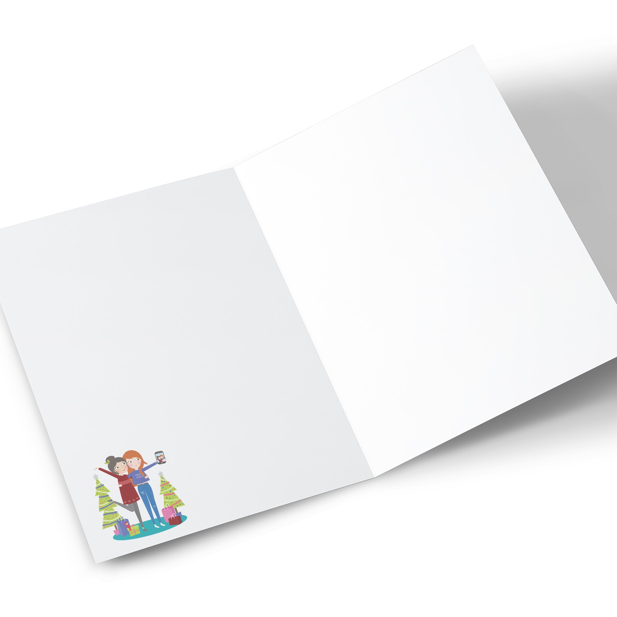 Personalised Christmas Card - Selfie Star Friend