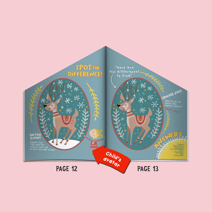 Personalised 'Your Christmas House' Activity Book