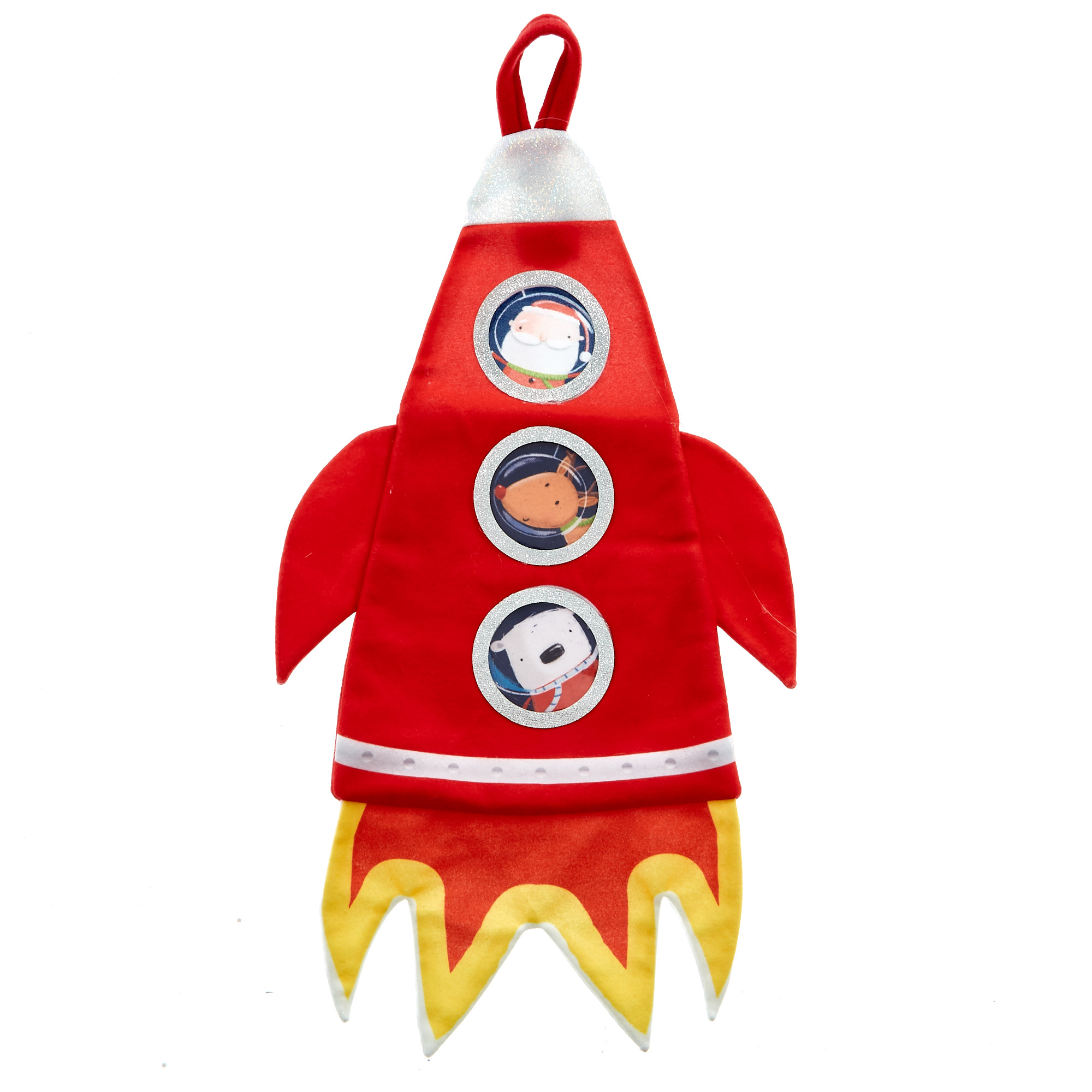 Space Rocket Christmas Stocking