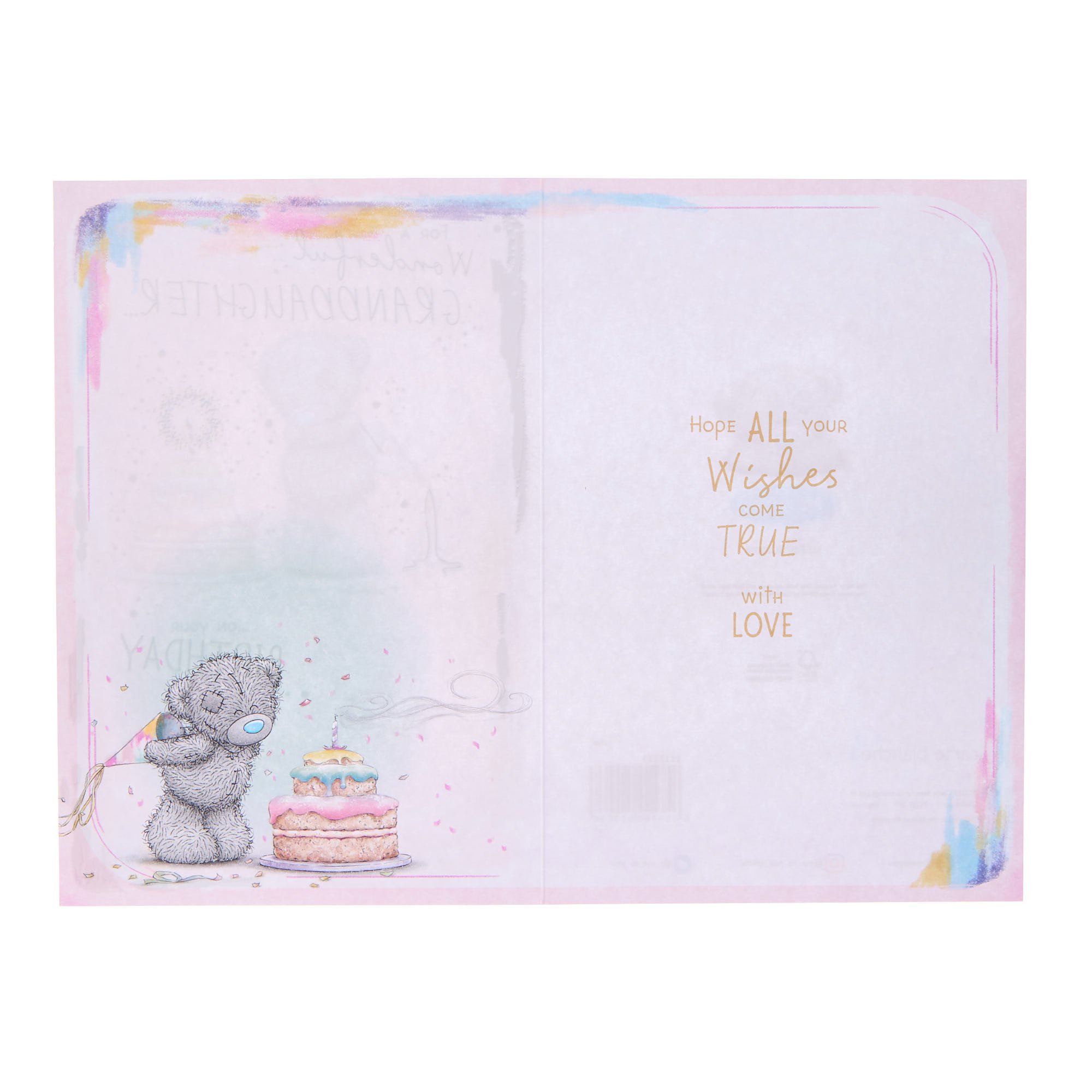 Wonderful Granddaughter Tatty Teddy Birthday Card
