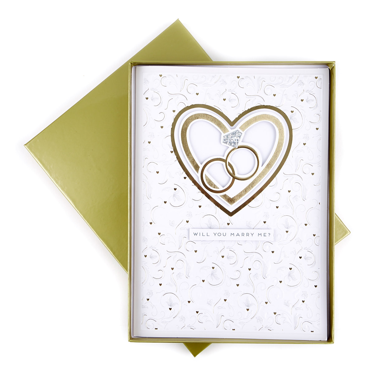 Deluxe Boxed Proposal Card - Will You Marry Me?