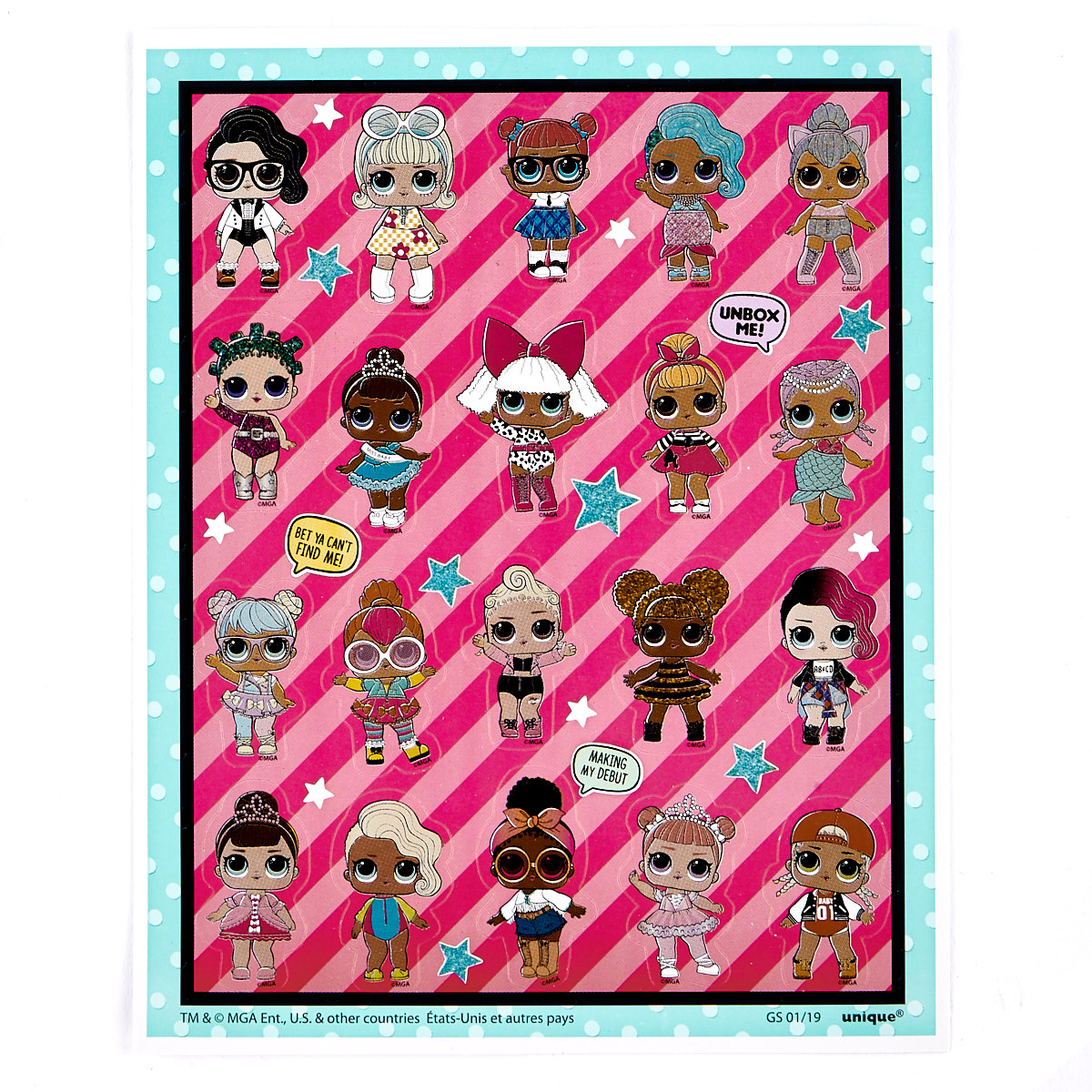 lol doll balloons card factory