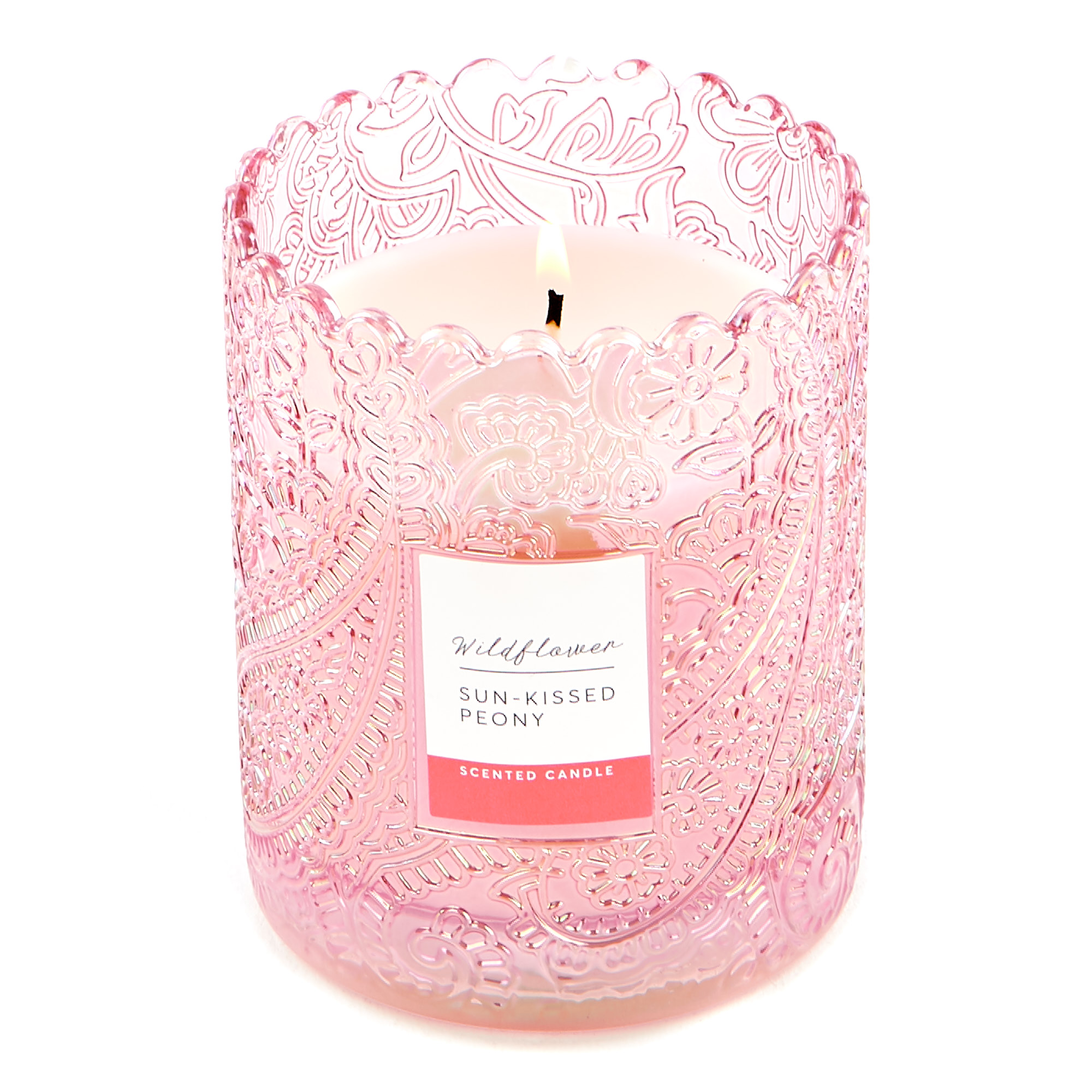 Buy Wildflower Pink Peony Scented Candle for GBP 2.99 Card Factory UK