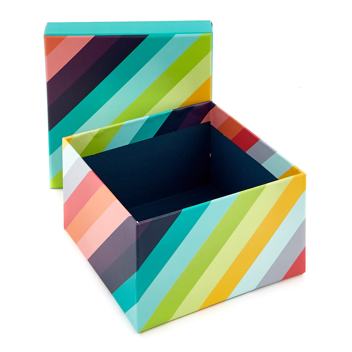 Luxury Gift Box Set Of Four - Rainbow Stripes