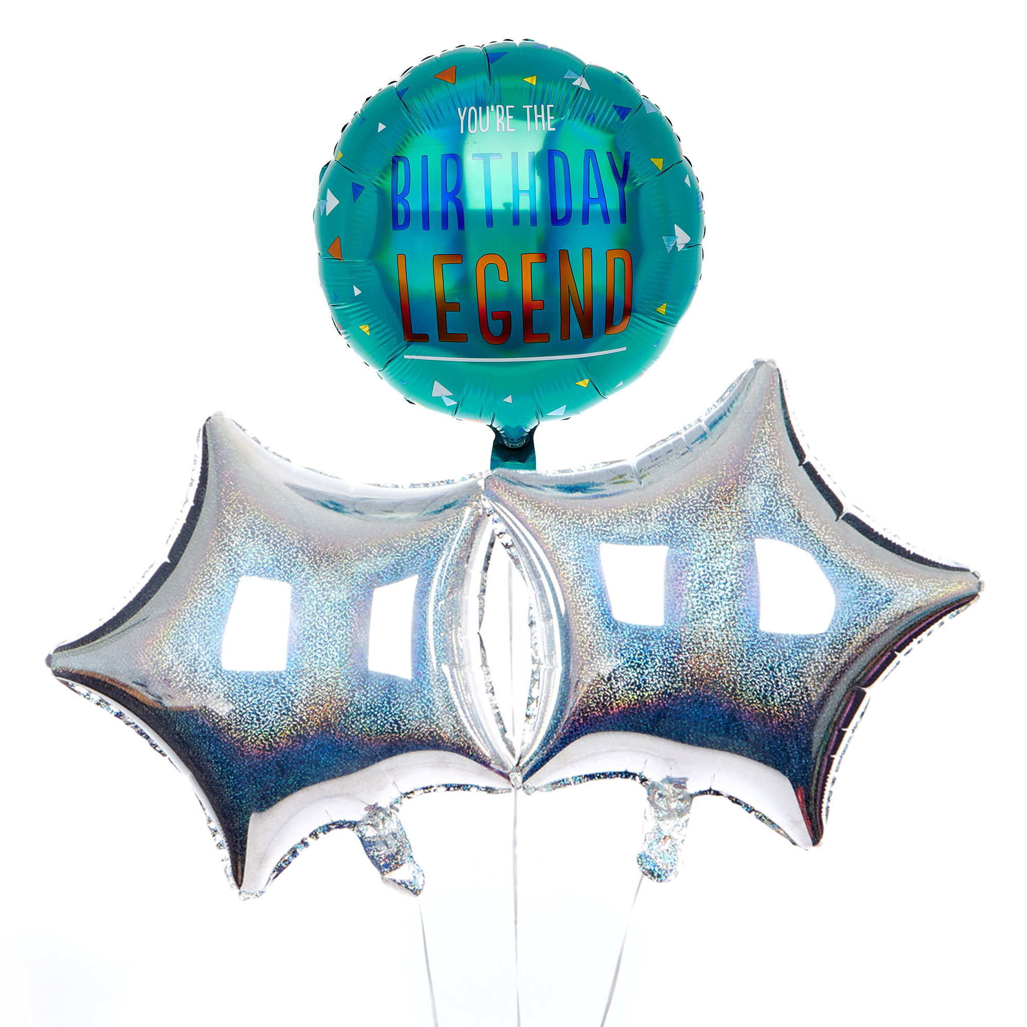 Birthday Legend Balloon Bouquet - DELIVERED INFLATED!