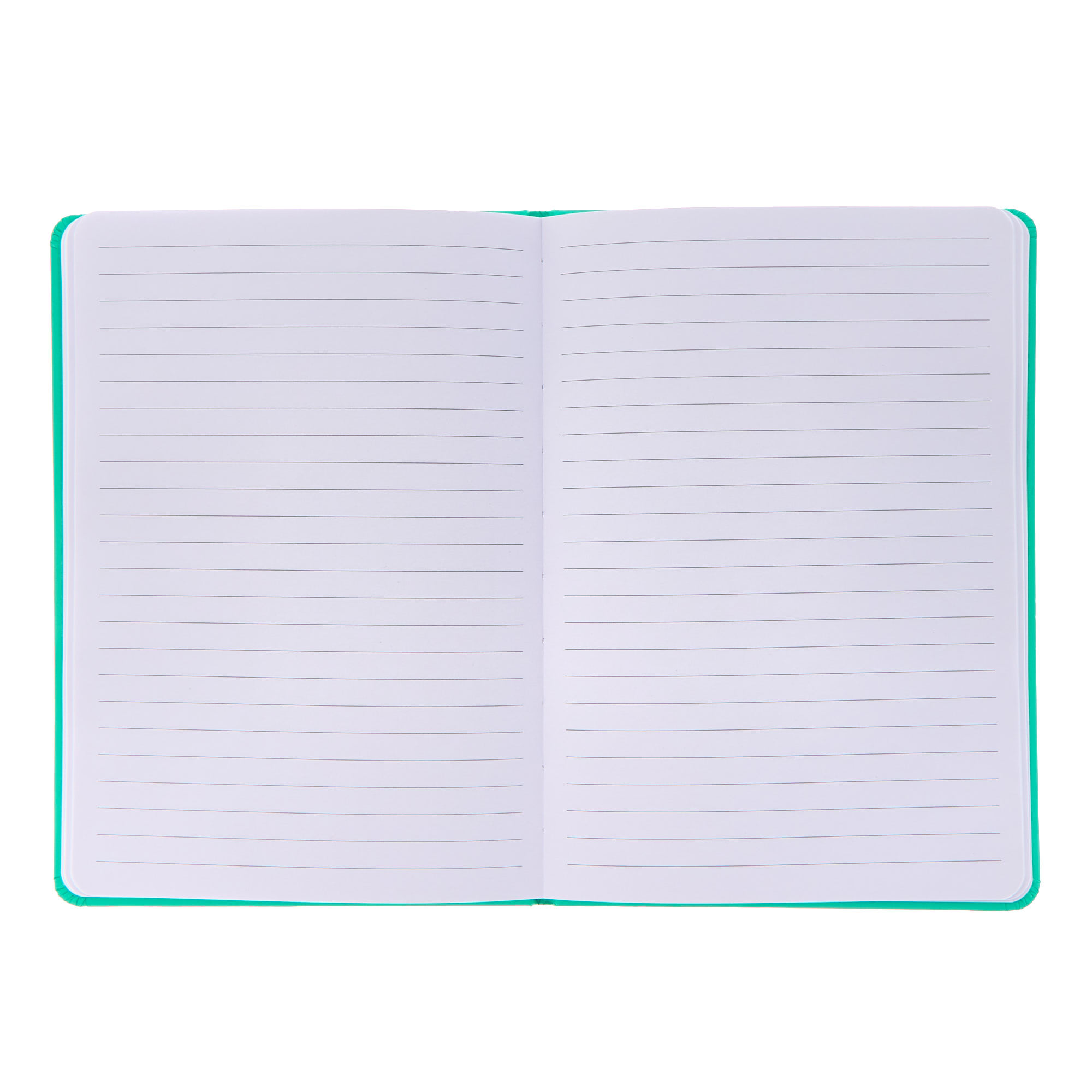 Aqua A5 Lined Notebook