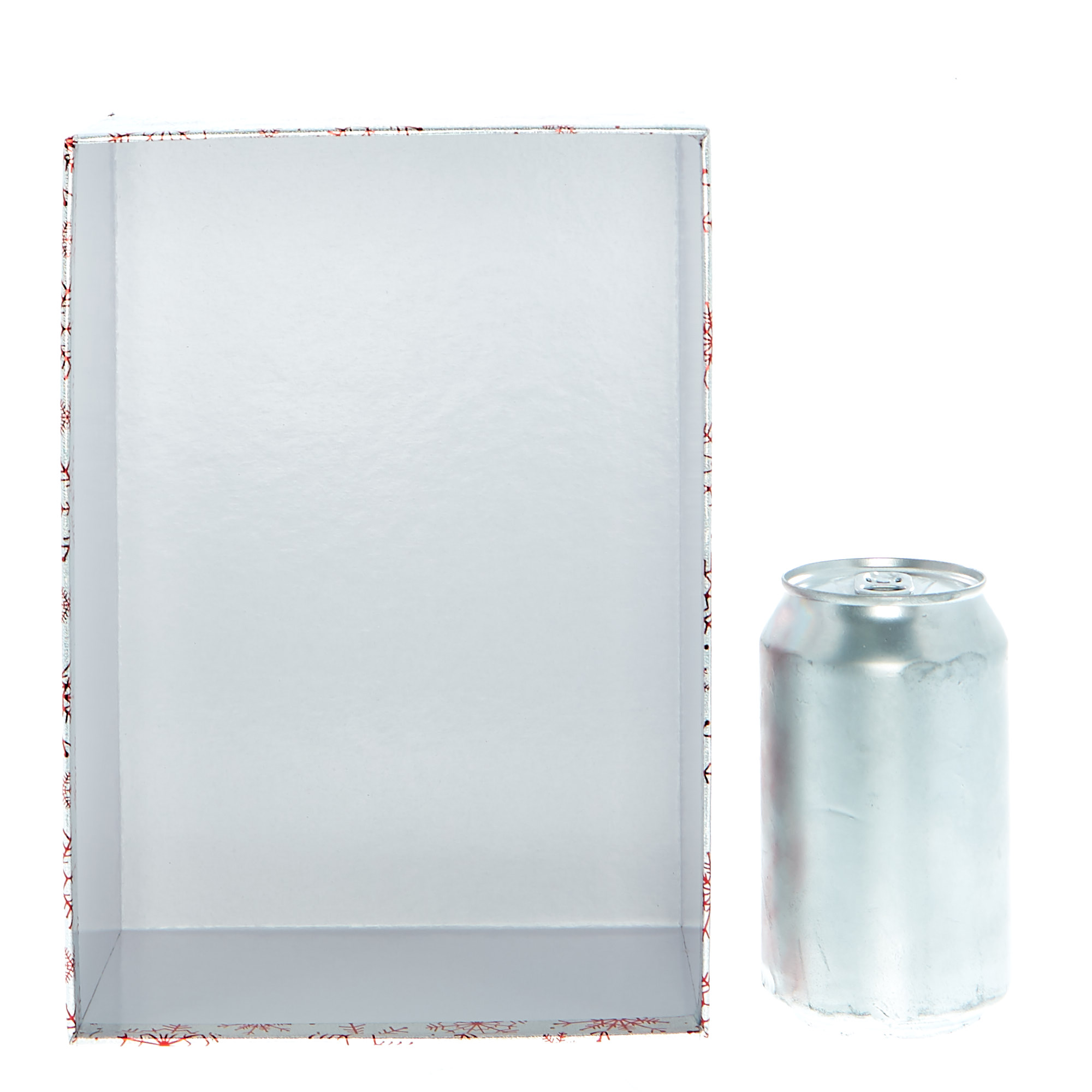Holographic Silver Christmas Gift Boxes - Set Of 3 