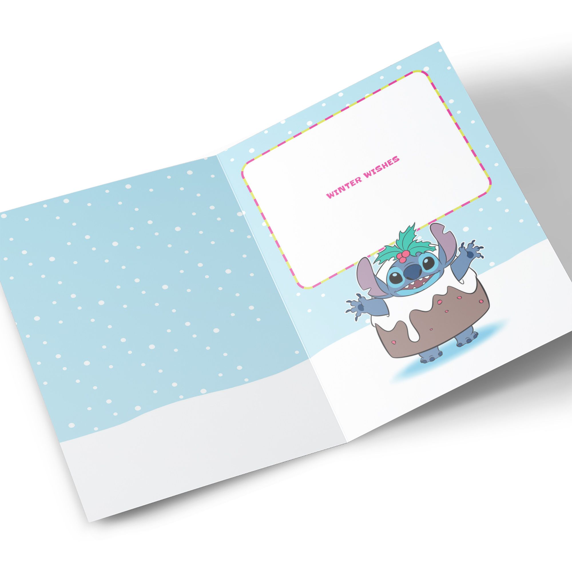 Photo Disney Christmas Card - Stitch Pudding, Daughter