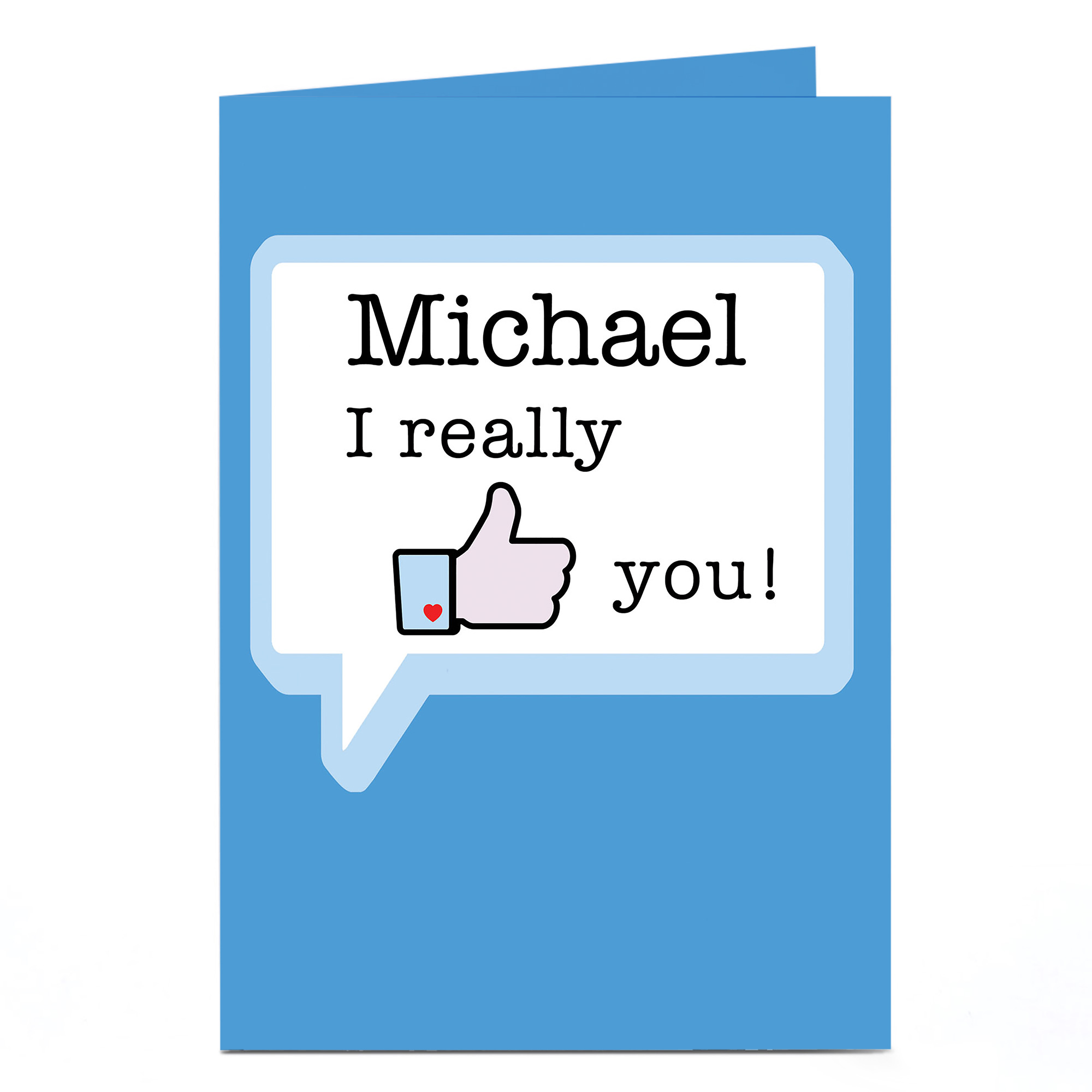 Personalised Card - I Really Like You