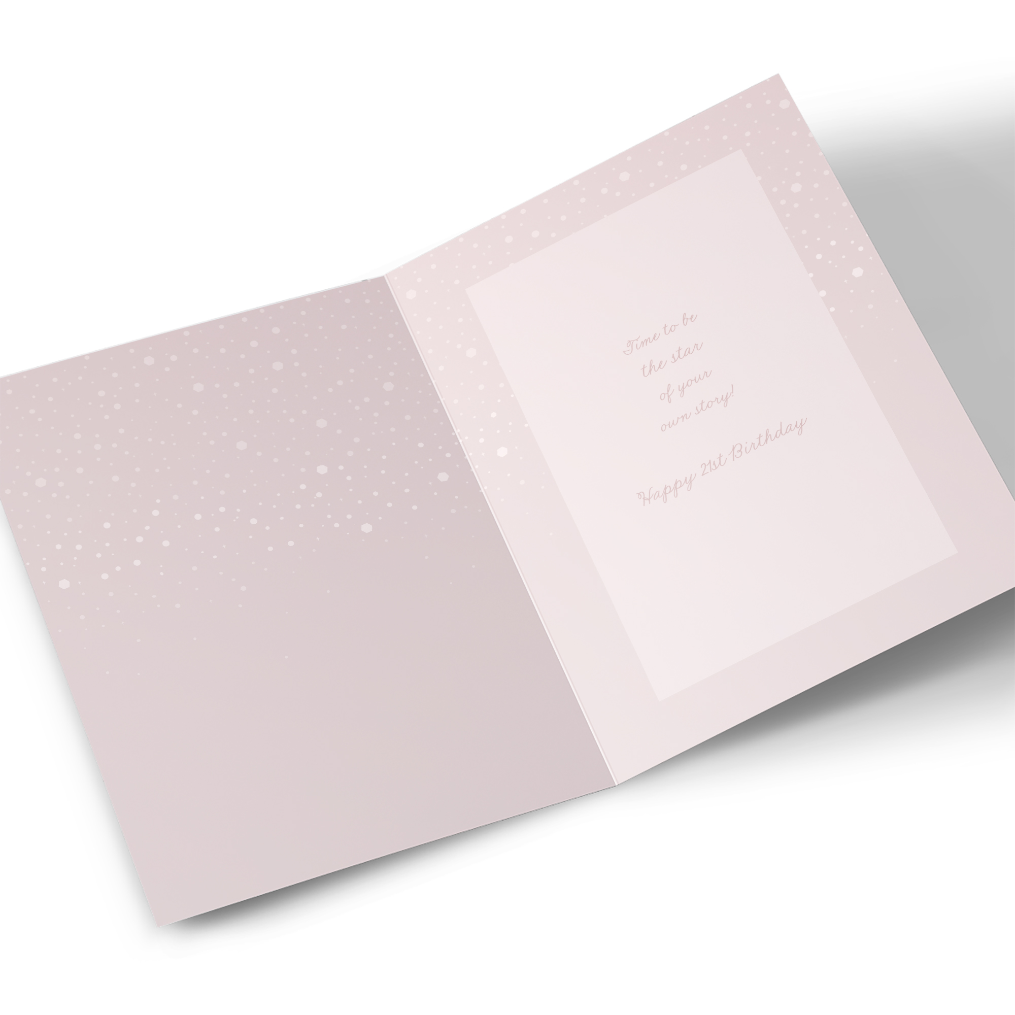 21st Birthday Card - Be Yourself Beautiful