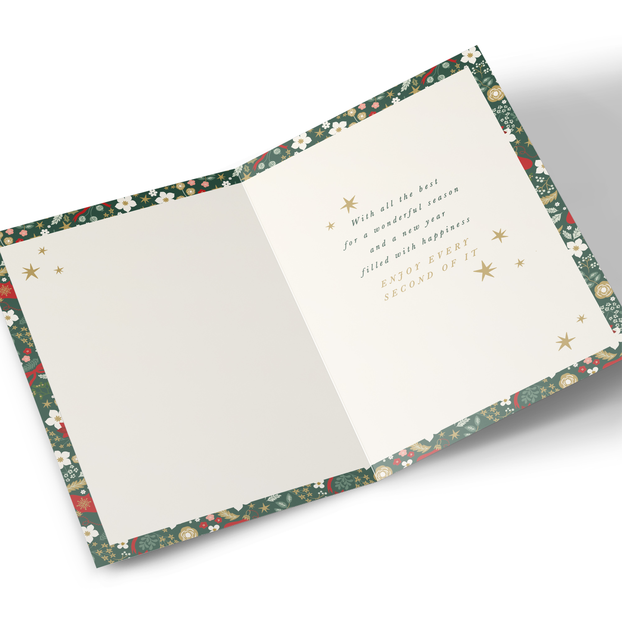Christmas Card - Festive Cracker Wishes From All Of Us