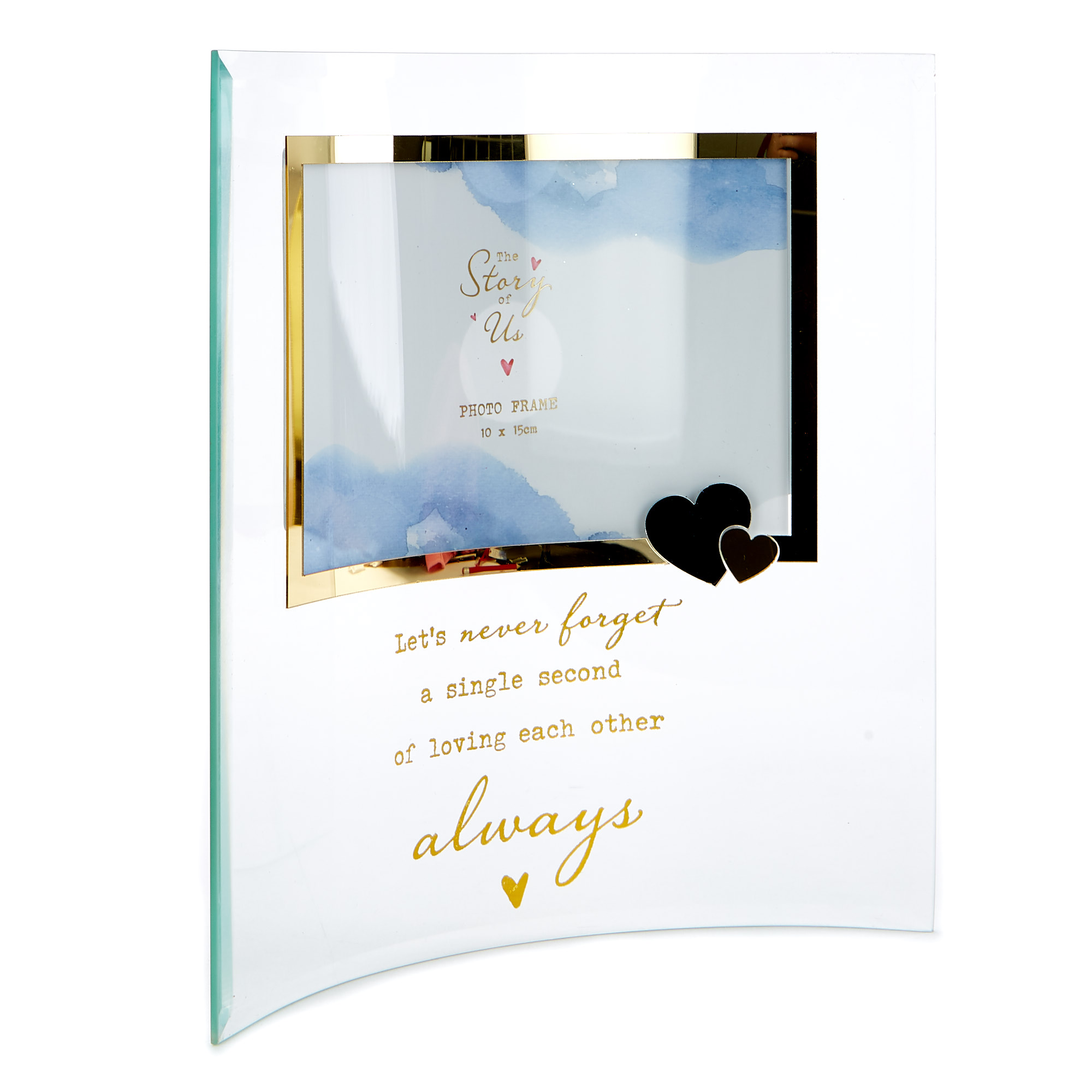 Story Of Us Valentine's Day Glass Photo Frame