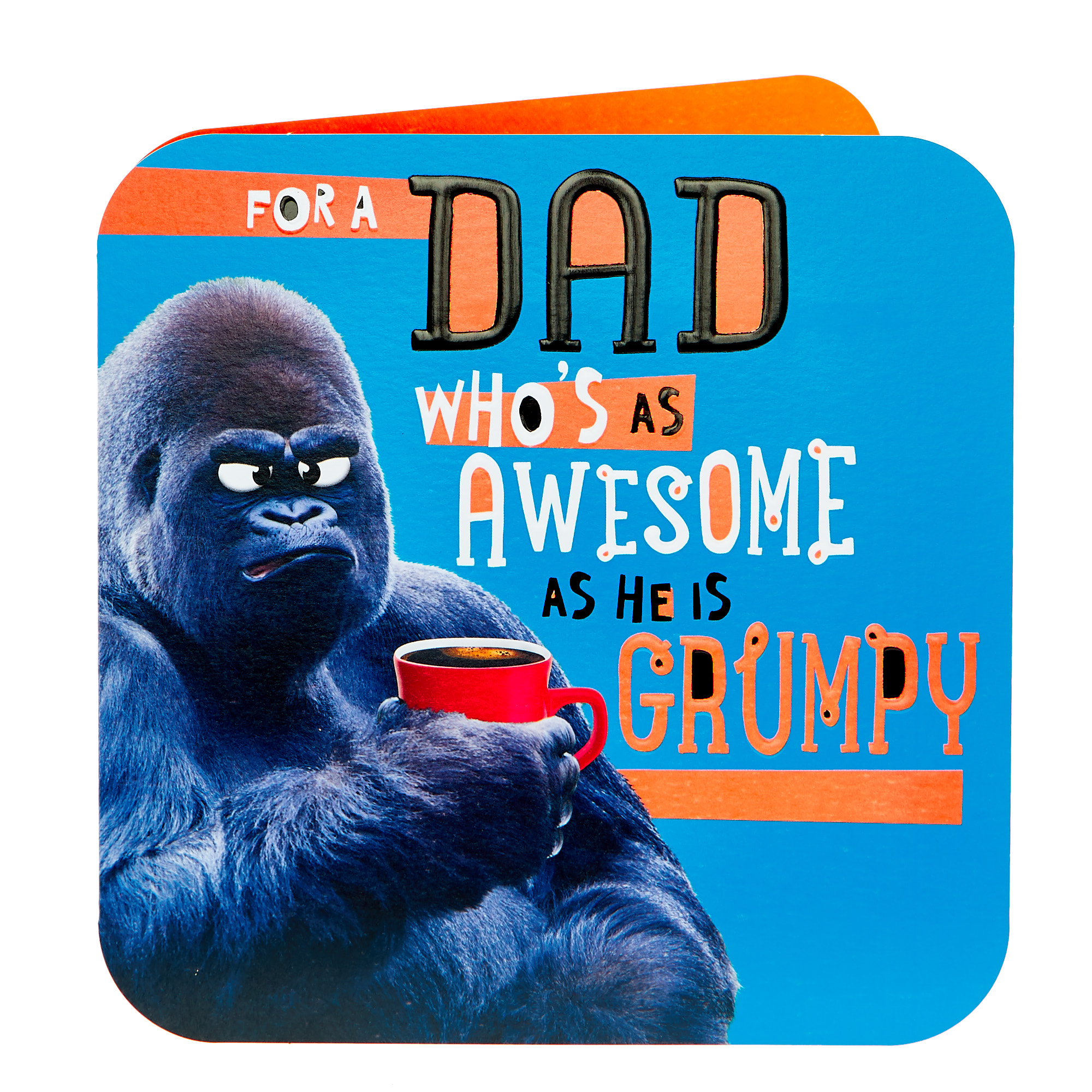 Father's Day Card - Dad, Awesome & Grumpy