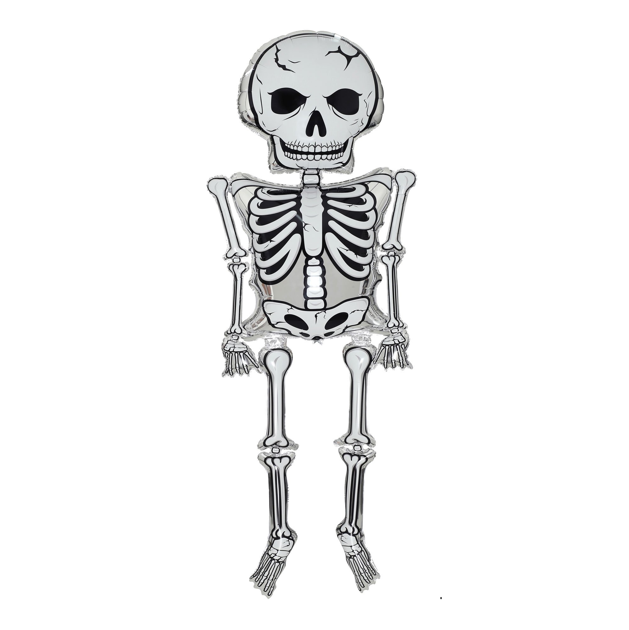 Super Size Air-Fill Skeleton Foil Balloon 2.71m