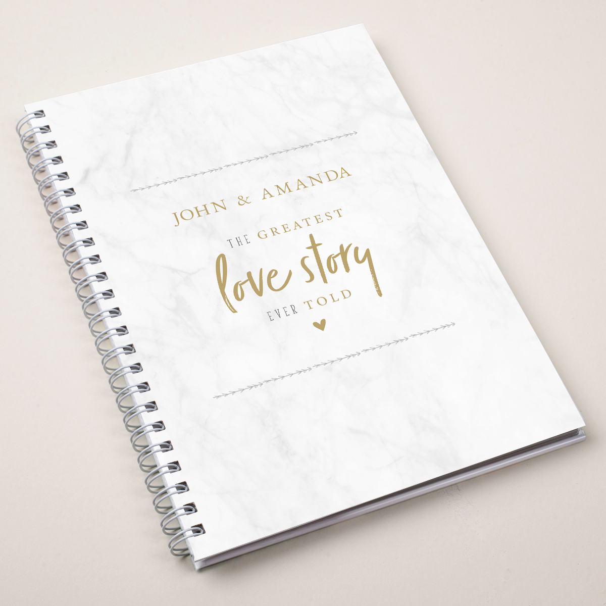 Personalised Notebook - The Greatest Love Story