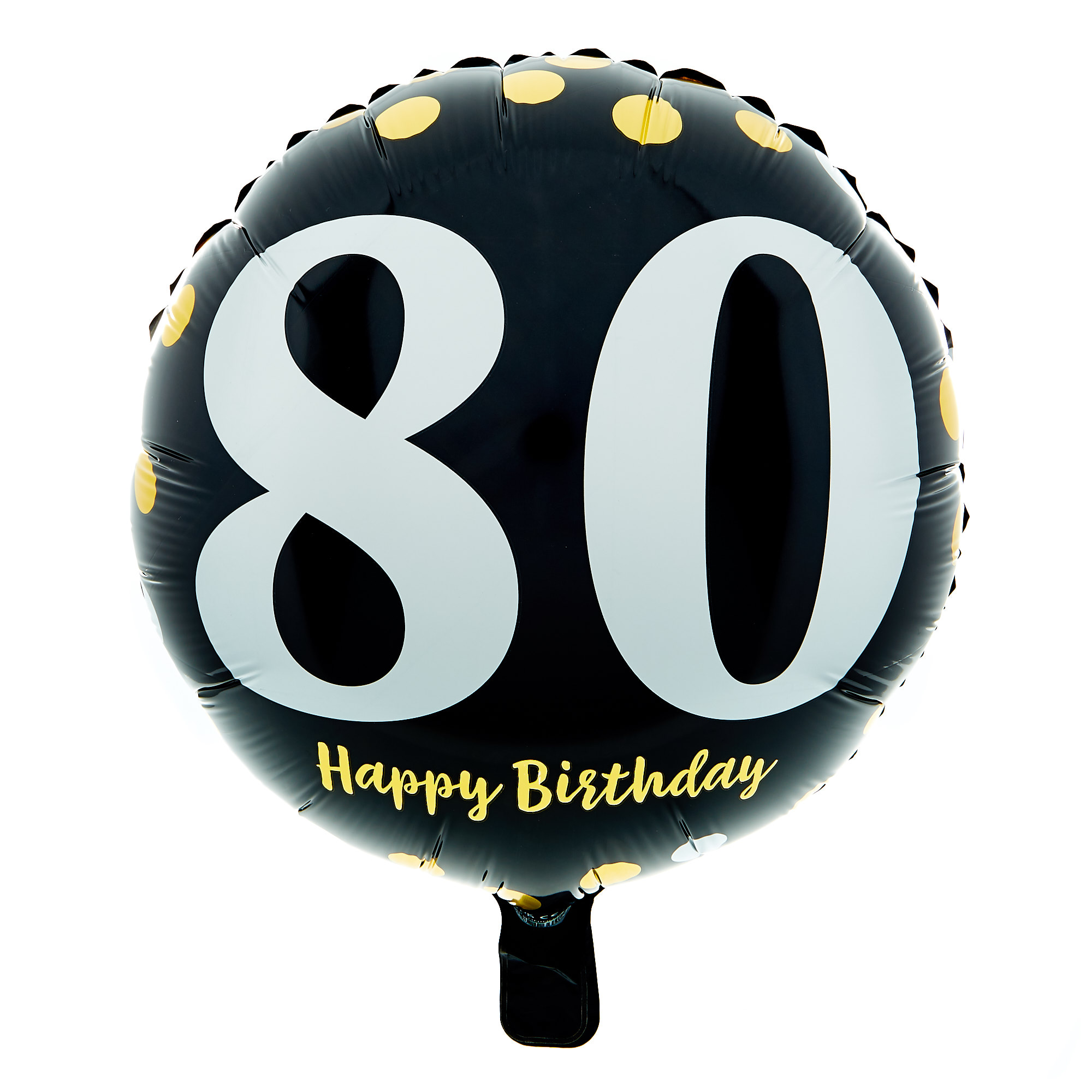 Happy 80th Birthday Balloon Bouquet - DELIVERED INFLATED!