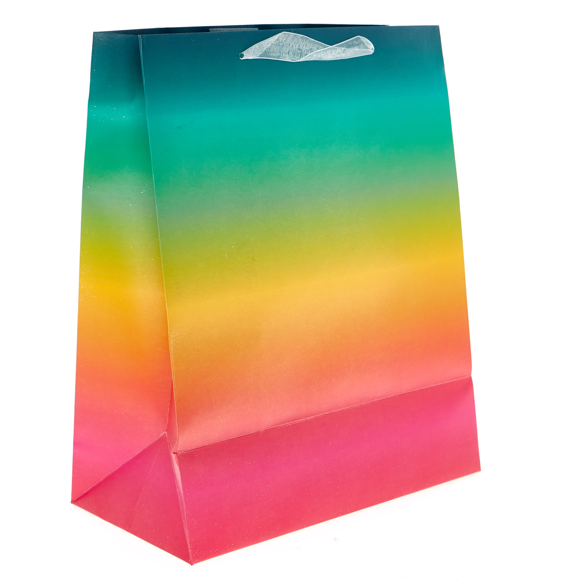 Large Portrait Gift Bag - Rainbow Ombre Celebrate