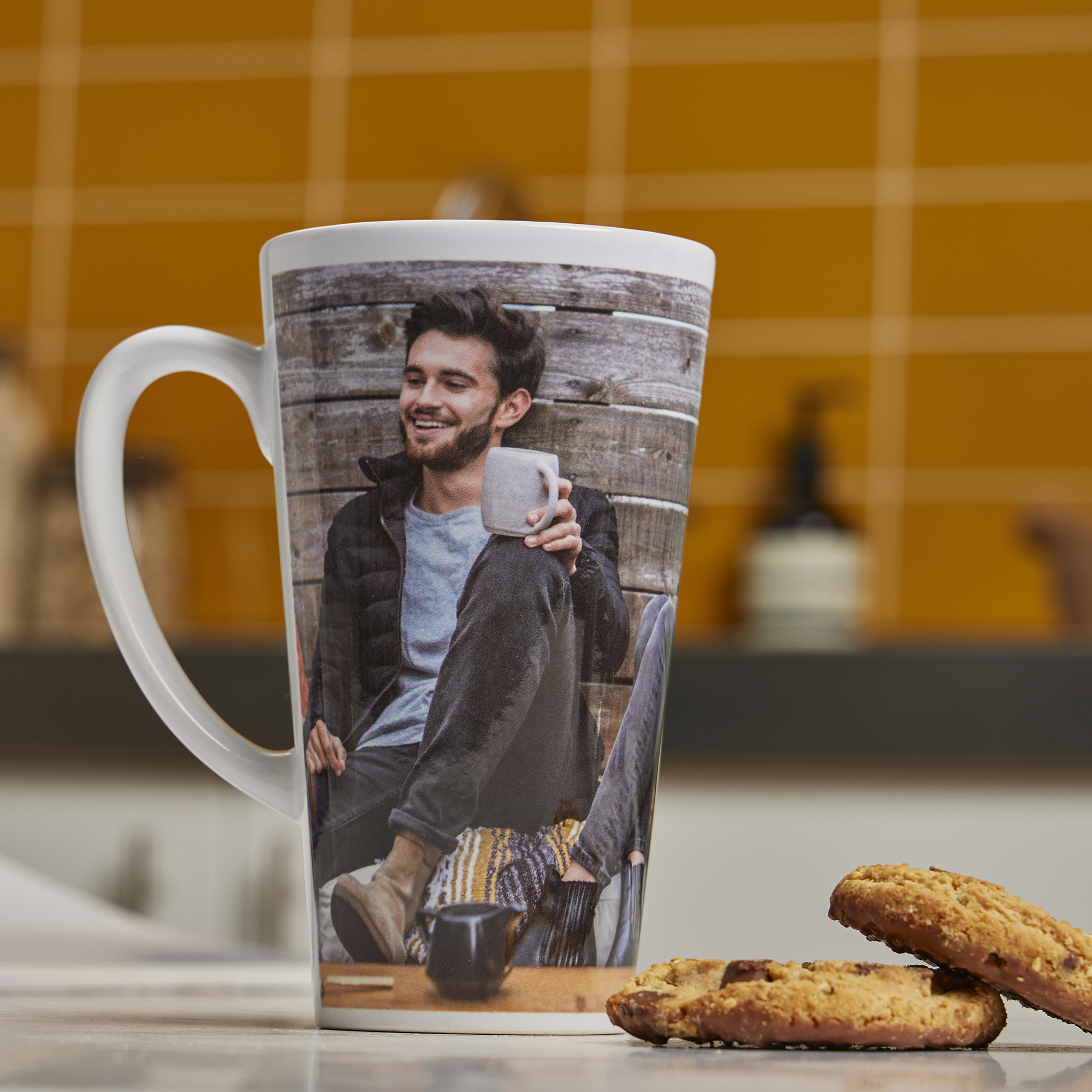 Personalised 17oz Photo Latte Mug