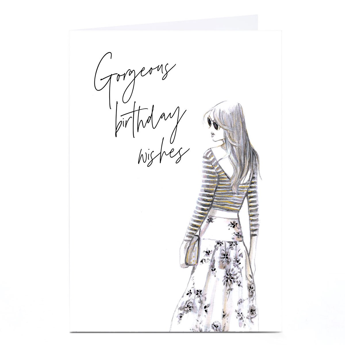 Personalised Birthday Card - Gorgeous Birthday Wishes
