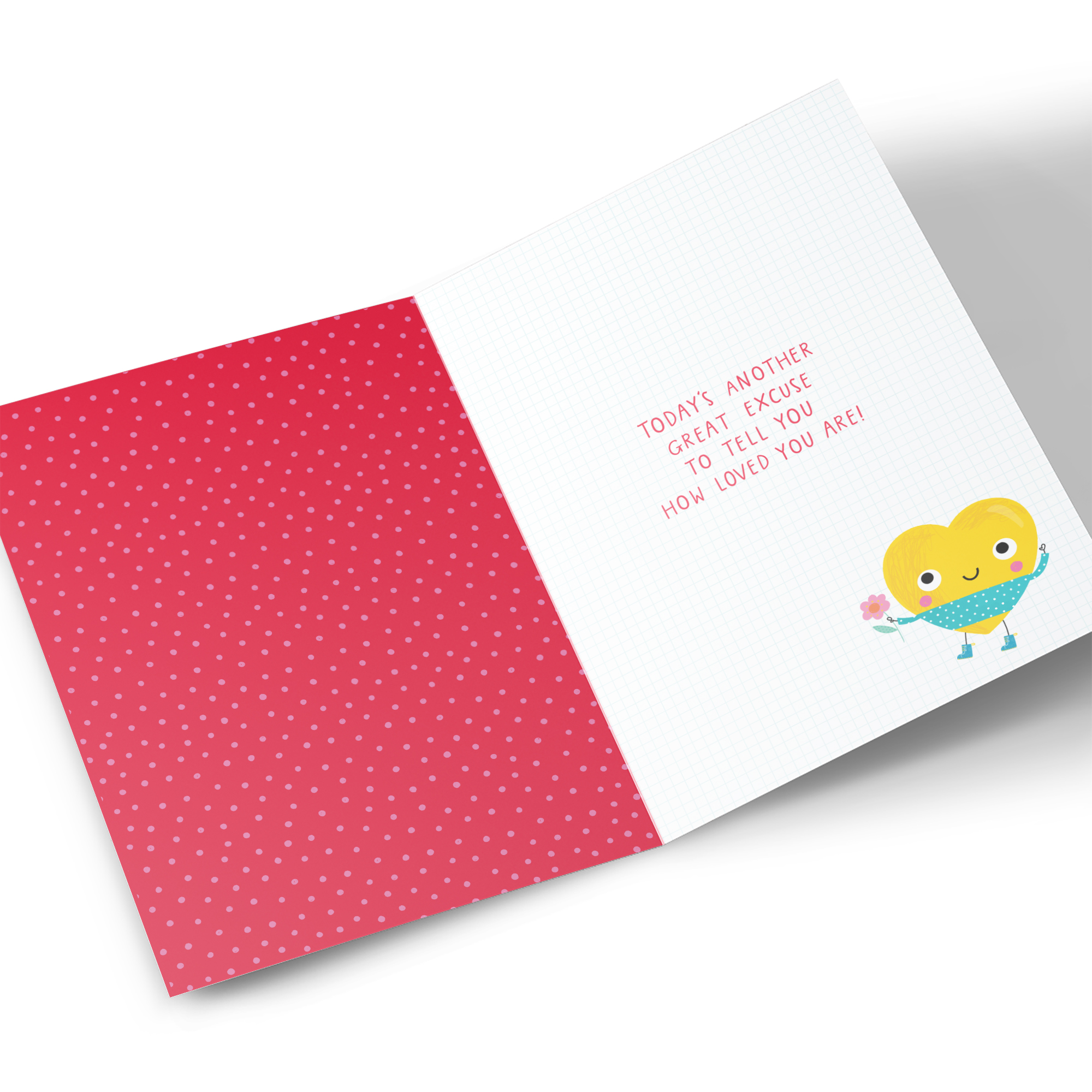 Valentine's Day Card For Grandparents - Bouncing Hearts, From The Grandchildren