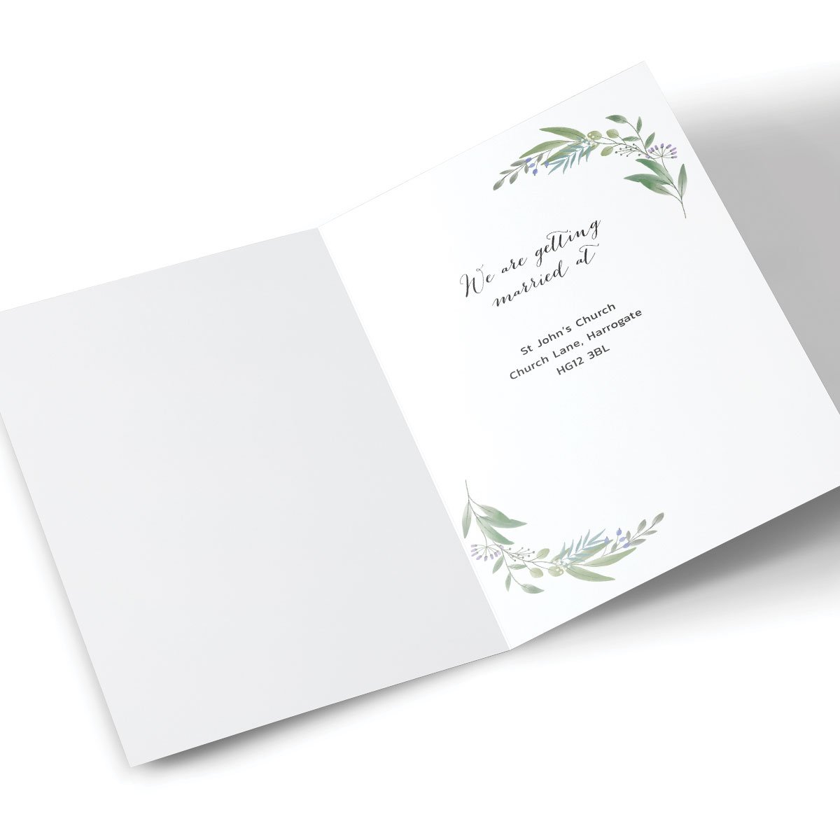 Personalised Save-The-Date Card - Modern Botanical