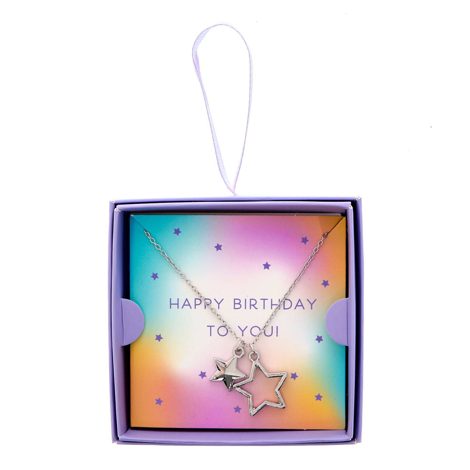 Happy Birthday To You Star Necklace