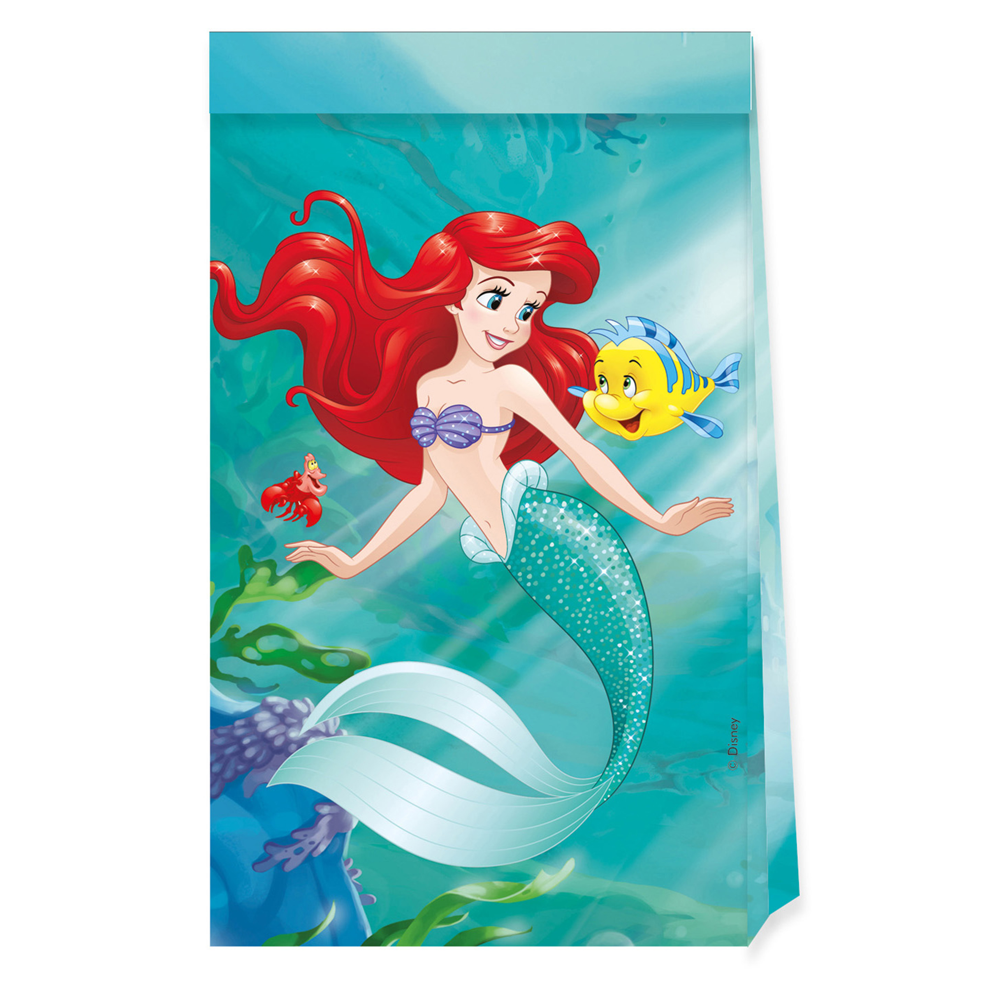 The Little Mermaid Party Tableware & Decorations Bundle - 16 Guests