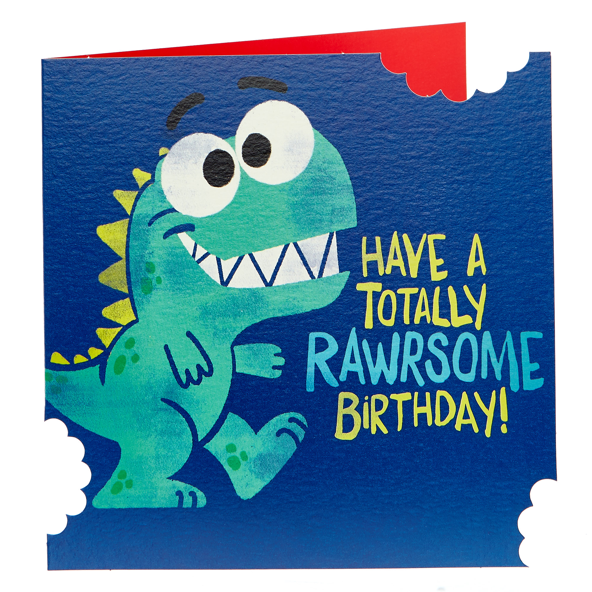Birthday Card - Roarsome Dinosaur Bites