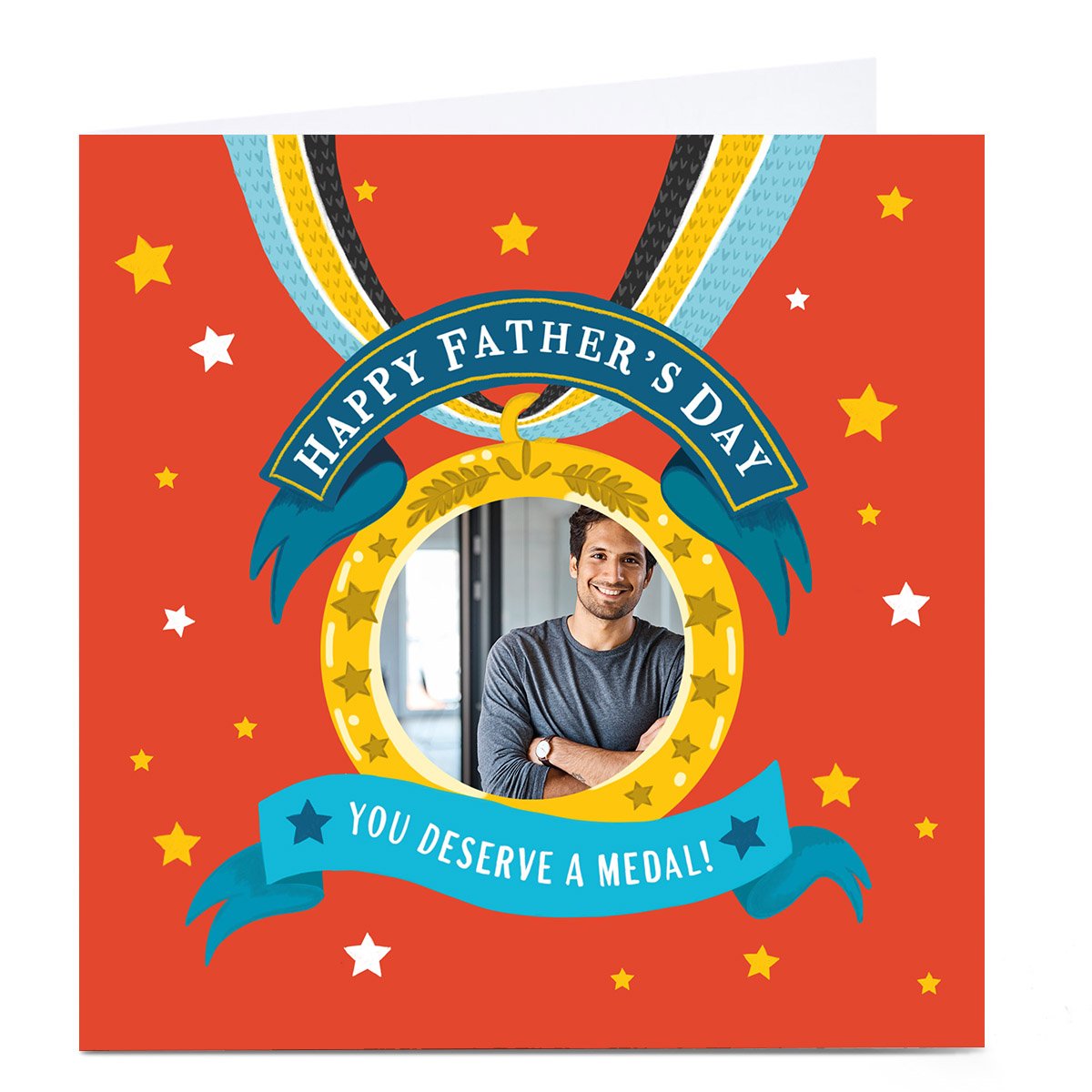 Photo Carol Richardson Father's Day Card - Medal