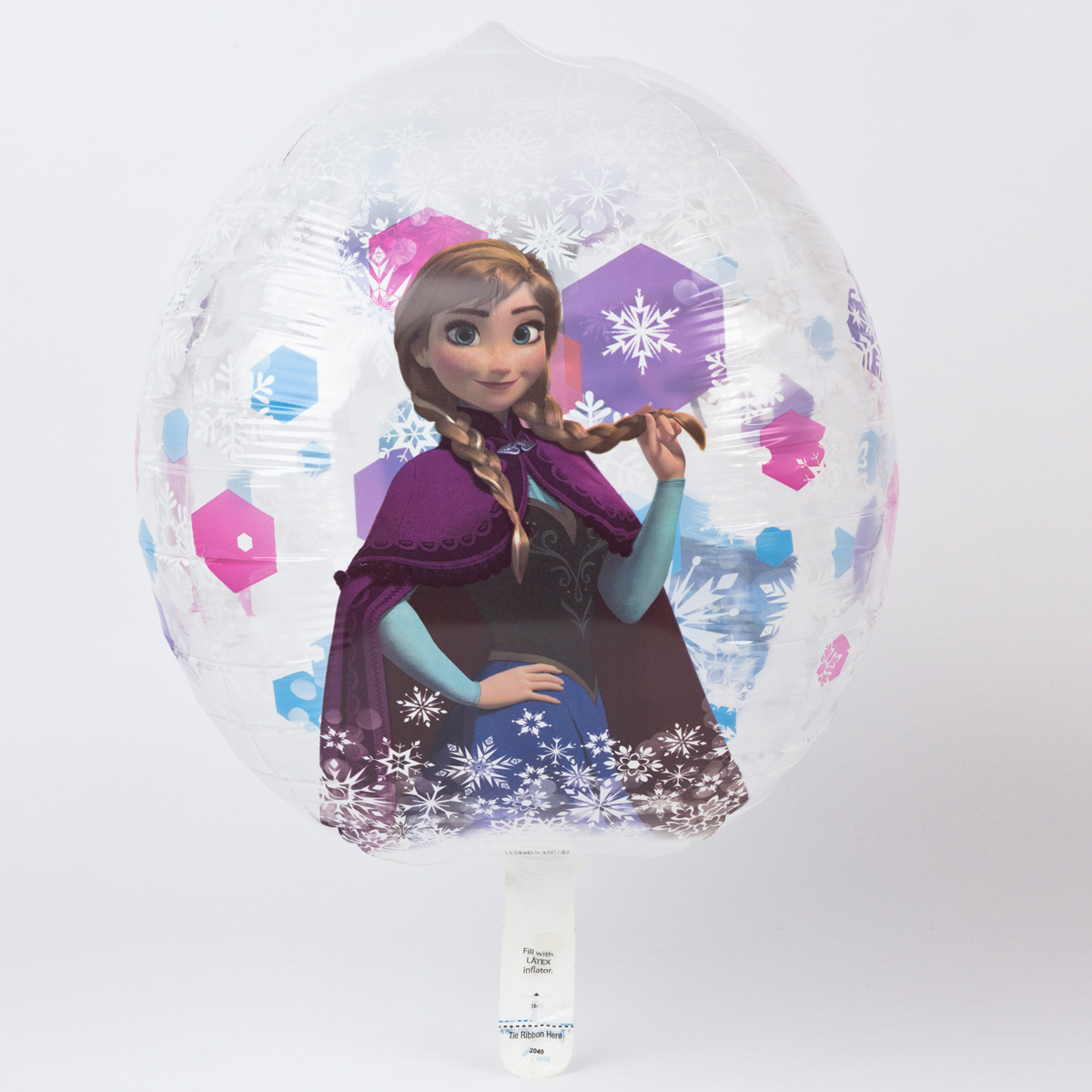 Disney Frozen Orbz See-Through Helium Balloon (Deflated)