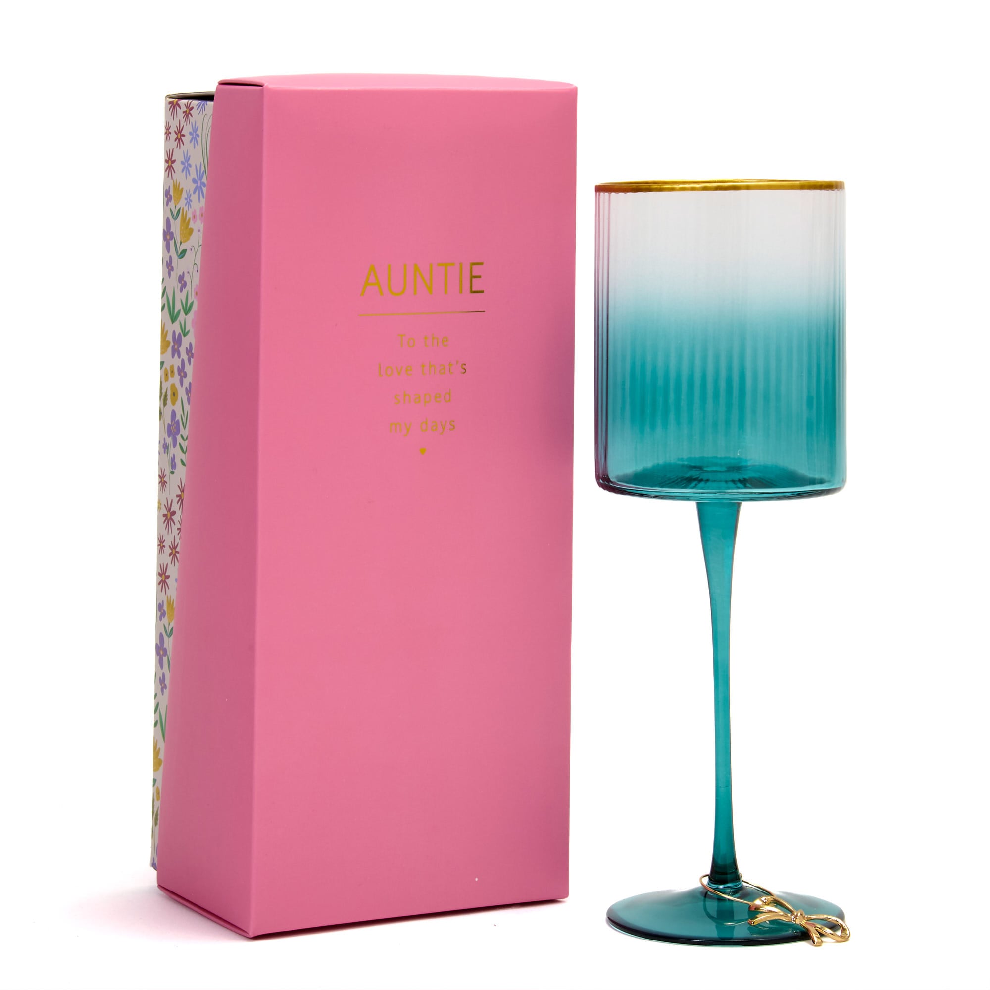 Auntie Wine Glass
