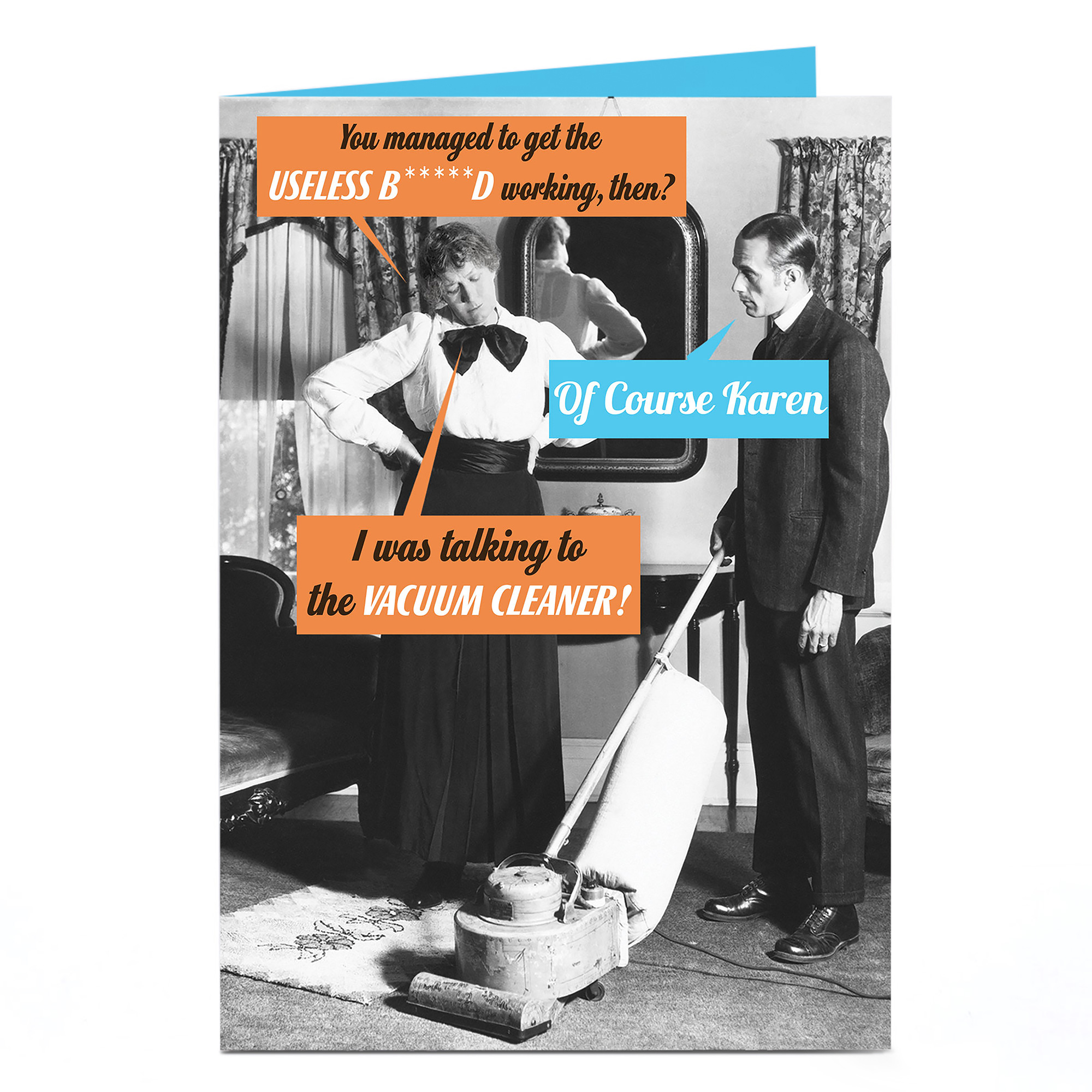 Buy Personalised Card Vacuum Cleaner for GBP 1.79 Card Factory UK