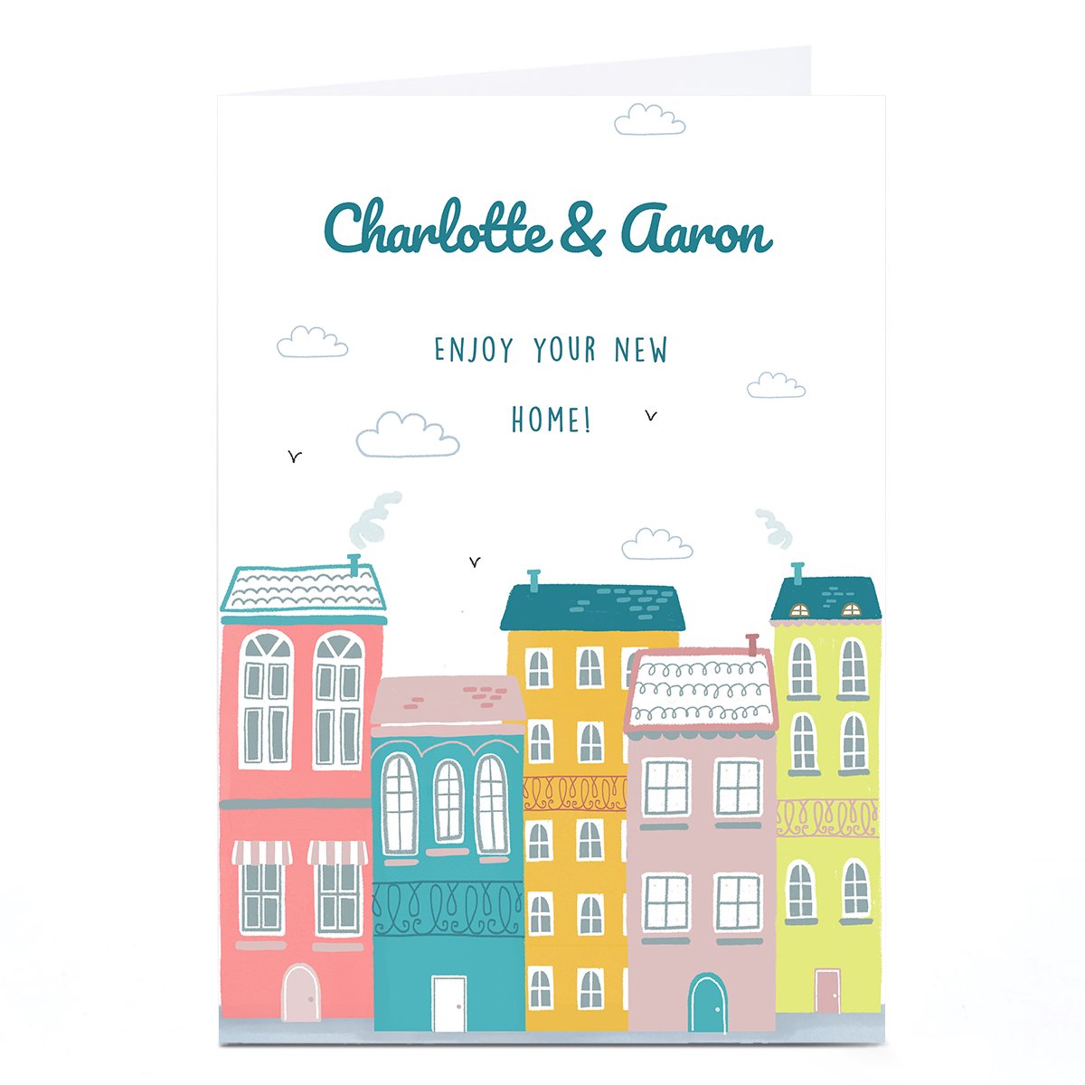 Personalised New Home Card - Enjoy Your New Home 