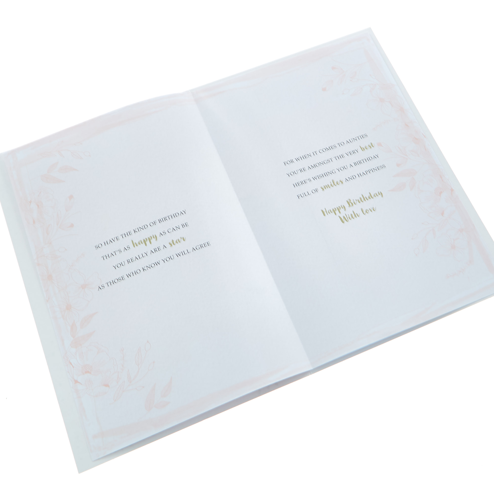 Birthday Card - Wonderful Auntie Cake Stand