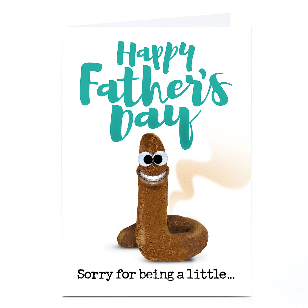 Personalised PG Quips Father's Day Card - Sorry For Being a Little