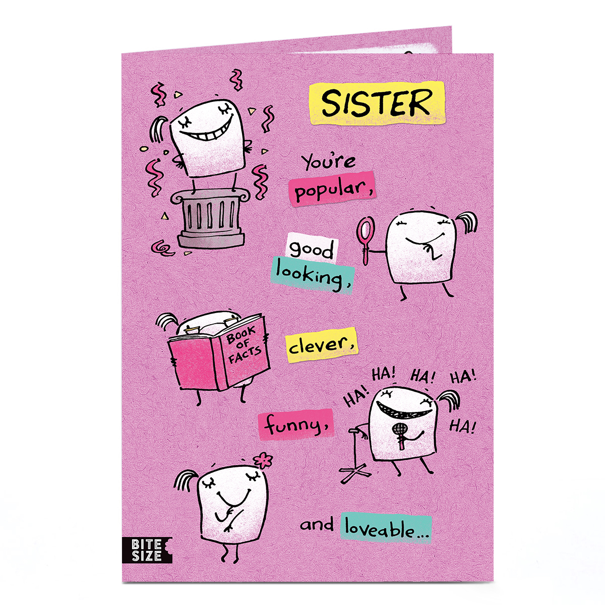 Birthday Card - We're So Alike, Sister